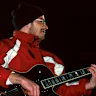 Jacques Villeneuve(CDN) enjoys his guitar Villars 24 Hour Ski race, Villars, Switzerland - 13-14