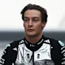 George Russell of Mercedes ahead the Formula 1 Bahrain Grand Prix at Sepang International Circuit