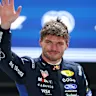 SINGAPORE, SINGAPORE - OCTOBER 10: Pole position qualifier Max Verstappen of the Netherlands and