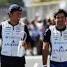 BAKU, AZERBAIJAN - SEPTEMBER 26: Alexander Albon of Thailand and Williams and Carlos Sainz of Spain