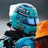 KUALA LUMPUR, MALAYSIA - OCTOBER 04: George Russell of Great Britain and Mercedes AMG Petronas F1