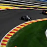 SPA, BELGIUM - JULY 19: Lando Norris of Great Britain driving the (1) McLaren MCL40 Mercedes leads