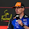 SPA, BELGIUM - JULY 16: Max Verstappen of the Netherlands and Oracle Red Bull Racing speaks in the