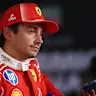 MADRID, SPAIN - SEPTEMBER 12: Fifth placed qualifier Charles Leclerc of Monaco and Scuderia Ferrari