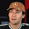 AUSTIN, TEXAS - OCTOBER 22: George Russell of Great Britain and Mercedes AMG Petronas F1 Team talks