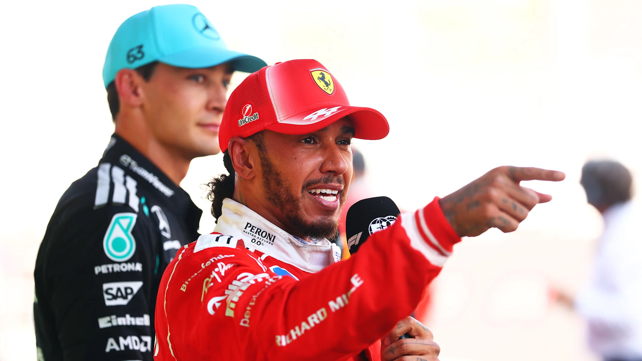 BARCELONA, SPAIN - JUNE 14: Race winner Lewis Hamilton of Great Britain and Scuderia Ferrari is