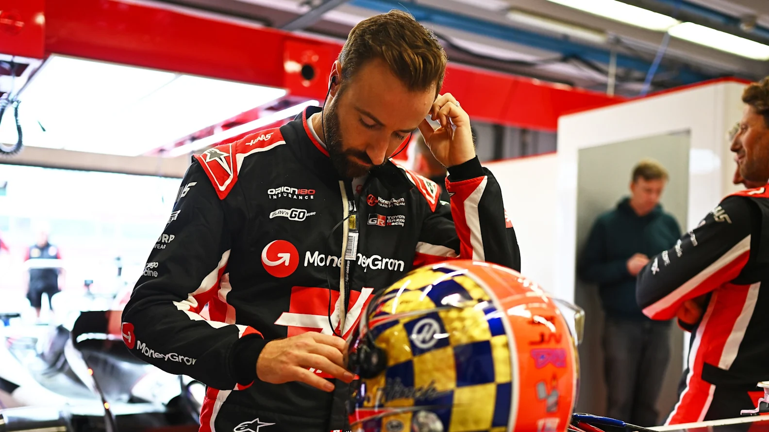 SCARPERIA, ITALY - SEPTEMBER 26: James Hinchcliffe of Canada and Haas F1 prepares to drive in the