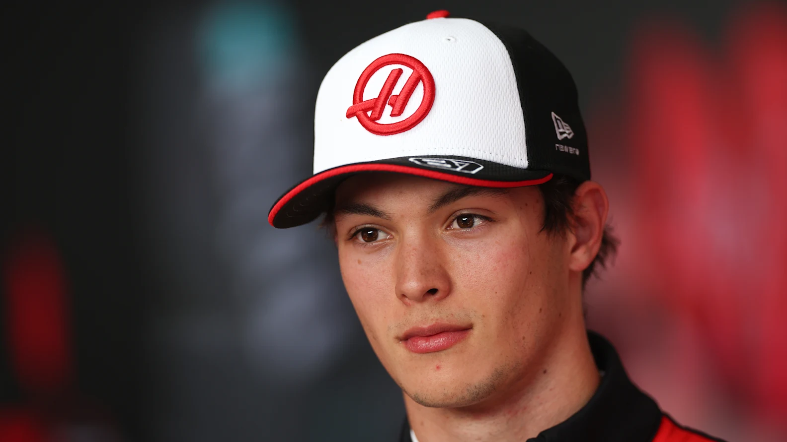 SHANGHAI, CHINA - MARCH 14: Tenth placed qualifier Oliver Bearman of Great Britain and Haas F1 is