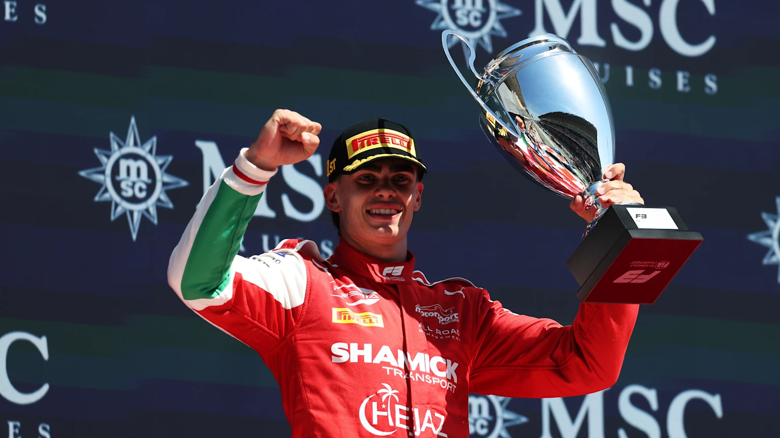 BARCELONA, SPAIN - JUNE 13: Race winner James Wharton of Australia and PREMA Racing (21) celebrates