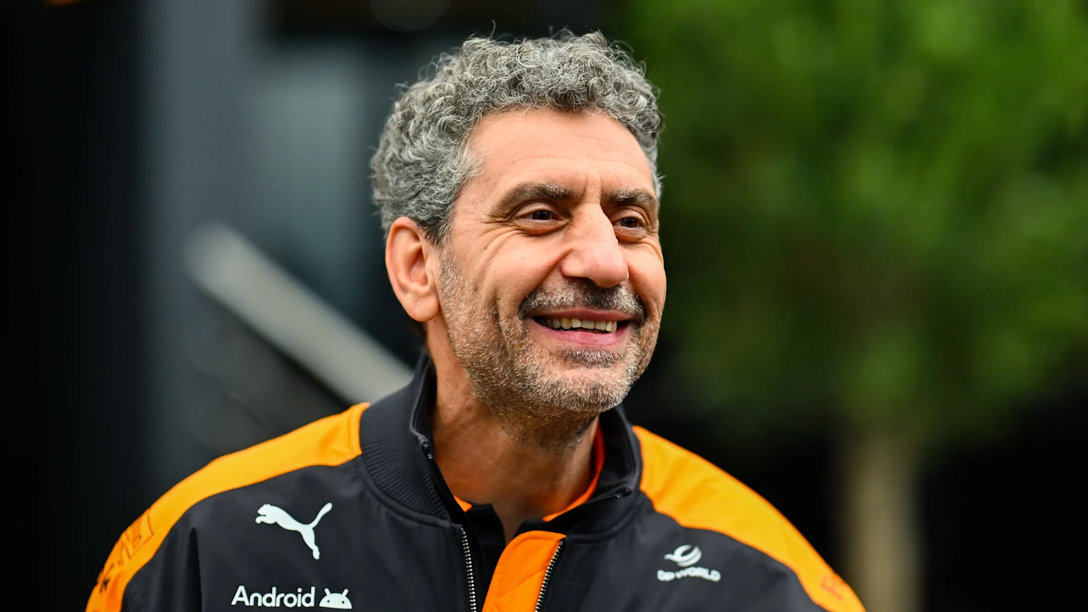 ZANDVOORT, NETHERLANDS - AUGUST 20: Andrea Stella, Team Principal of McLaren arrives in the Paddock