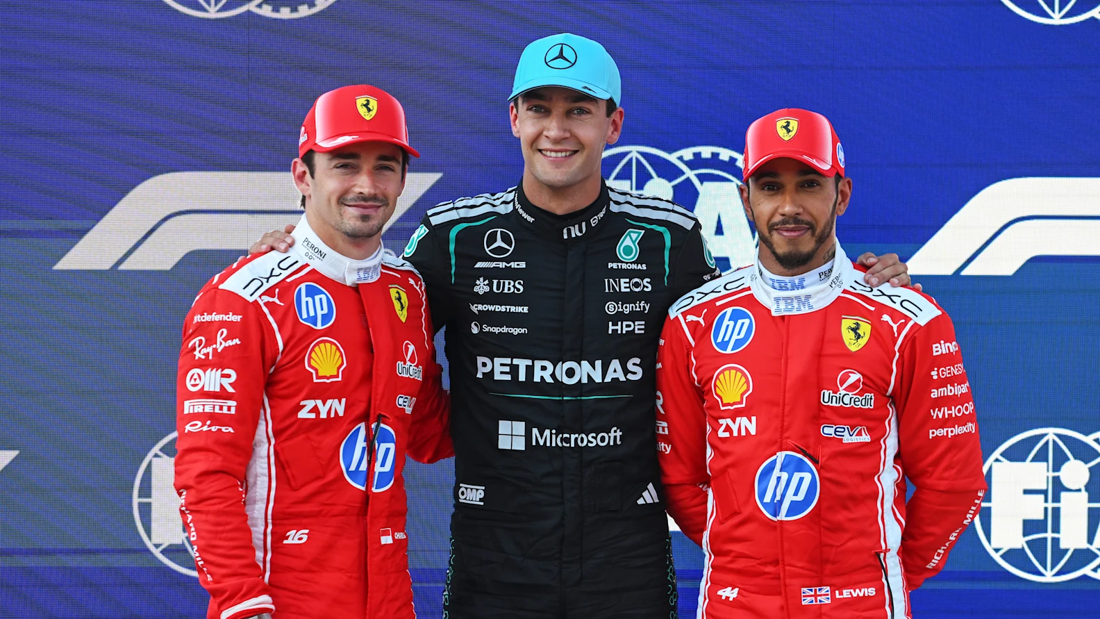 SPIELBERG, AUSTRIA - JUNE 27: Pole position qualifier George Russell of Great Britain and Mercedes