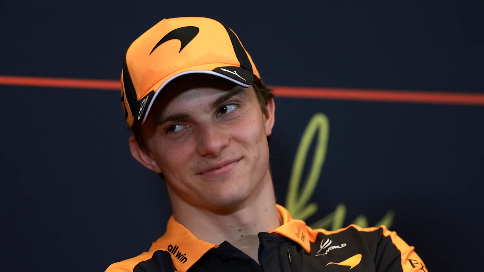 BAKU, AZERBAIJAN - SEPTEMBER 23: Oscar Piastri of Australia and McLaren looks on in the Drivers