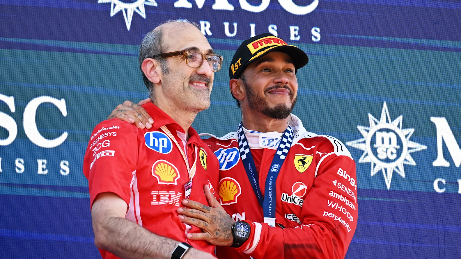 BARCELONA, SPAIN - JUNE 14: Race winner Lewis Hamilton of Great Britain driving the (44) Scuderia