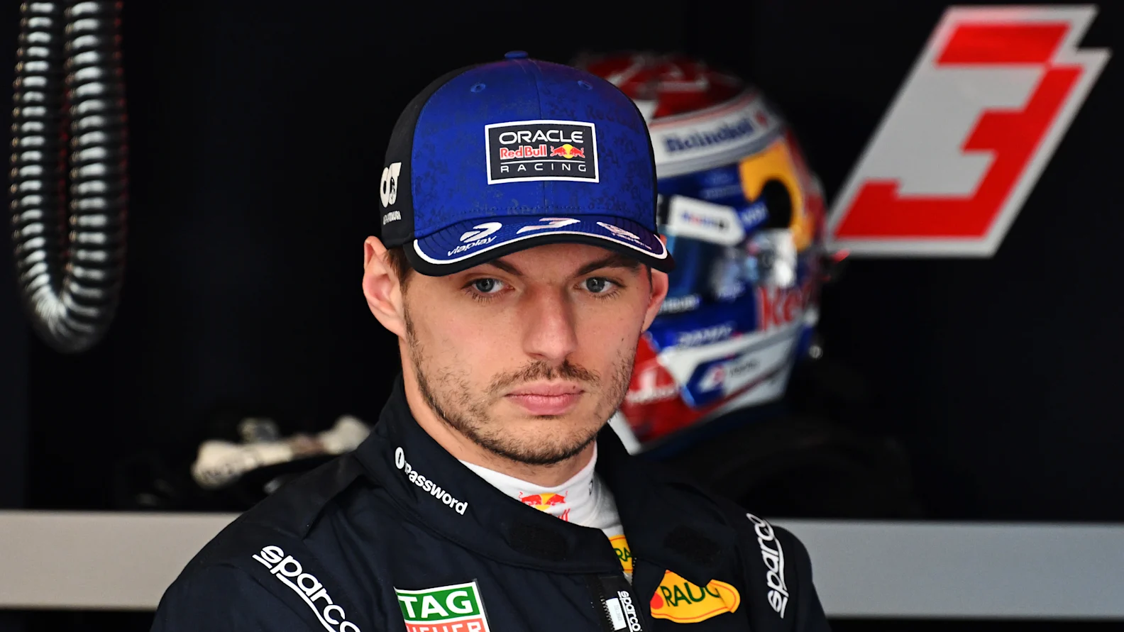 MONTREAL, QUEBEC - MAY 23: Max Verstappen of the Netherlands and Oracle Red Bull Racing looks on