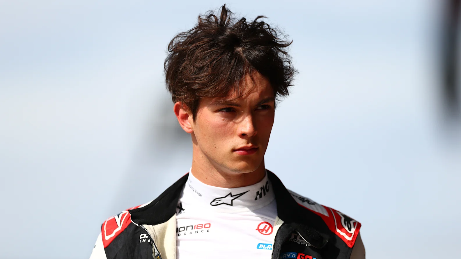 NORTHAMPTON, ENGLAND - JULY 03: Oliver Bearman of Great Britain and Haas F1 looks on in the Pitlane during Sprint Qualifying ahead of the F1 Grand Prix of Great Britain at Silverstone Circuit on July 03, 2026 in Northampton, England. (Photo by Bryn Lennon - Formula 1/Formula 1 via Getty Images)