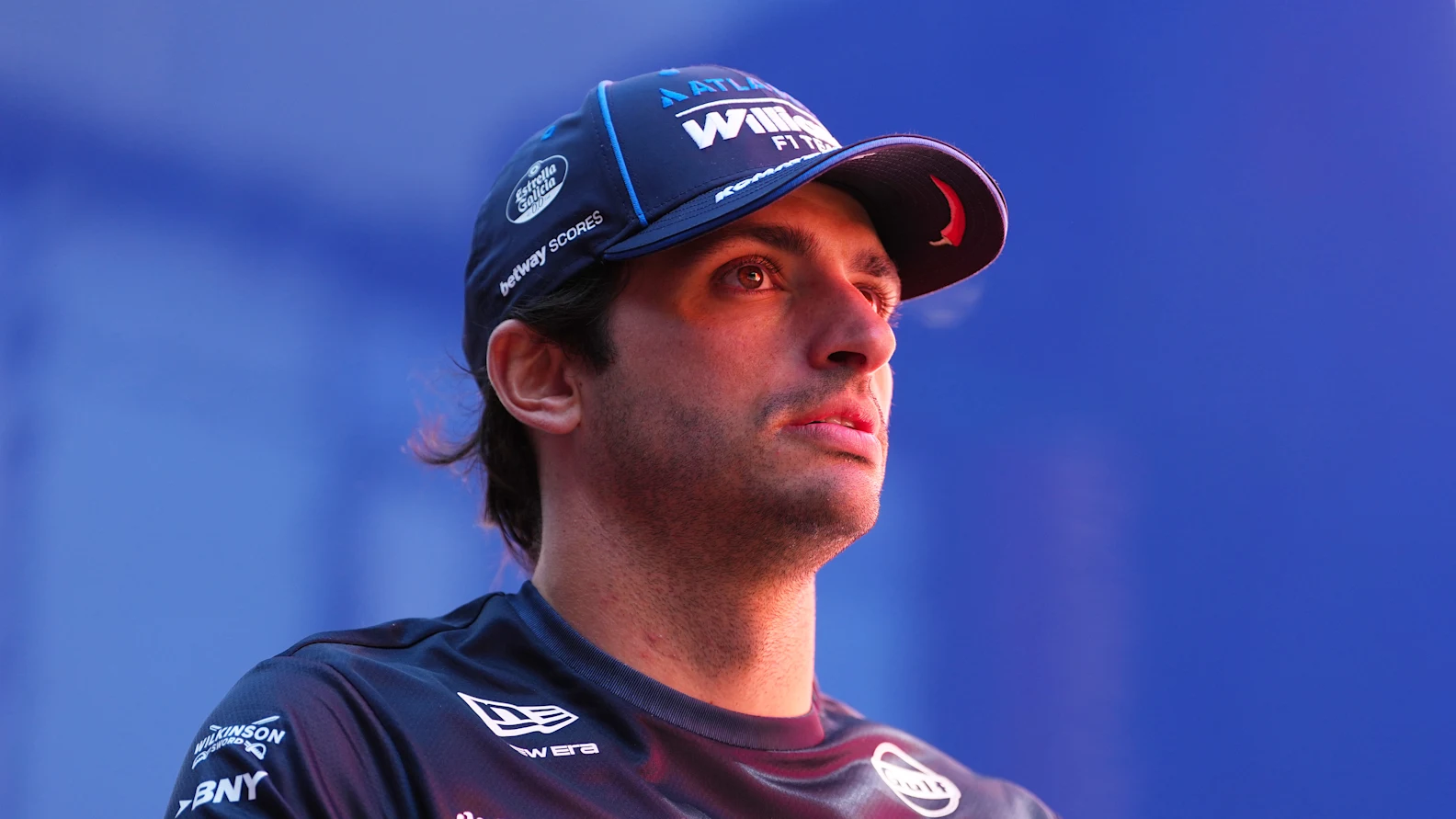 BUDAPEST, HUNGARY - JULY 25: Carlos Sainz of Spain and Williams arrives in the Paddock prior to