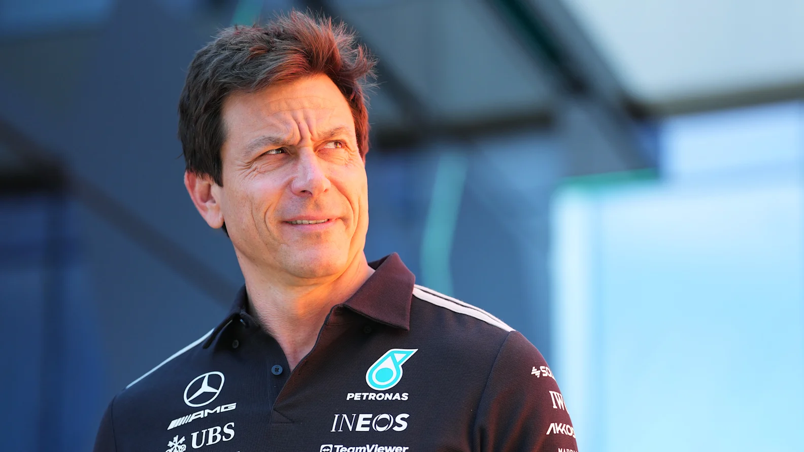 BUDAPEST, HUNGARY - JULY 25: Toto Wolff, Executive Director of Mercedes AMG Petronas F1 Team arrives in the Paddock prior to final practice ahead of the F1 Grand Prix of Hungary at Hungaroring on July 25, 2026 in Budapest, Hungary. (Photo by Sona Maleterova/Getty Images)