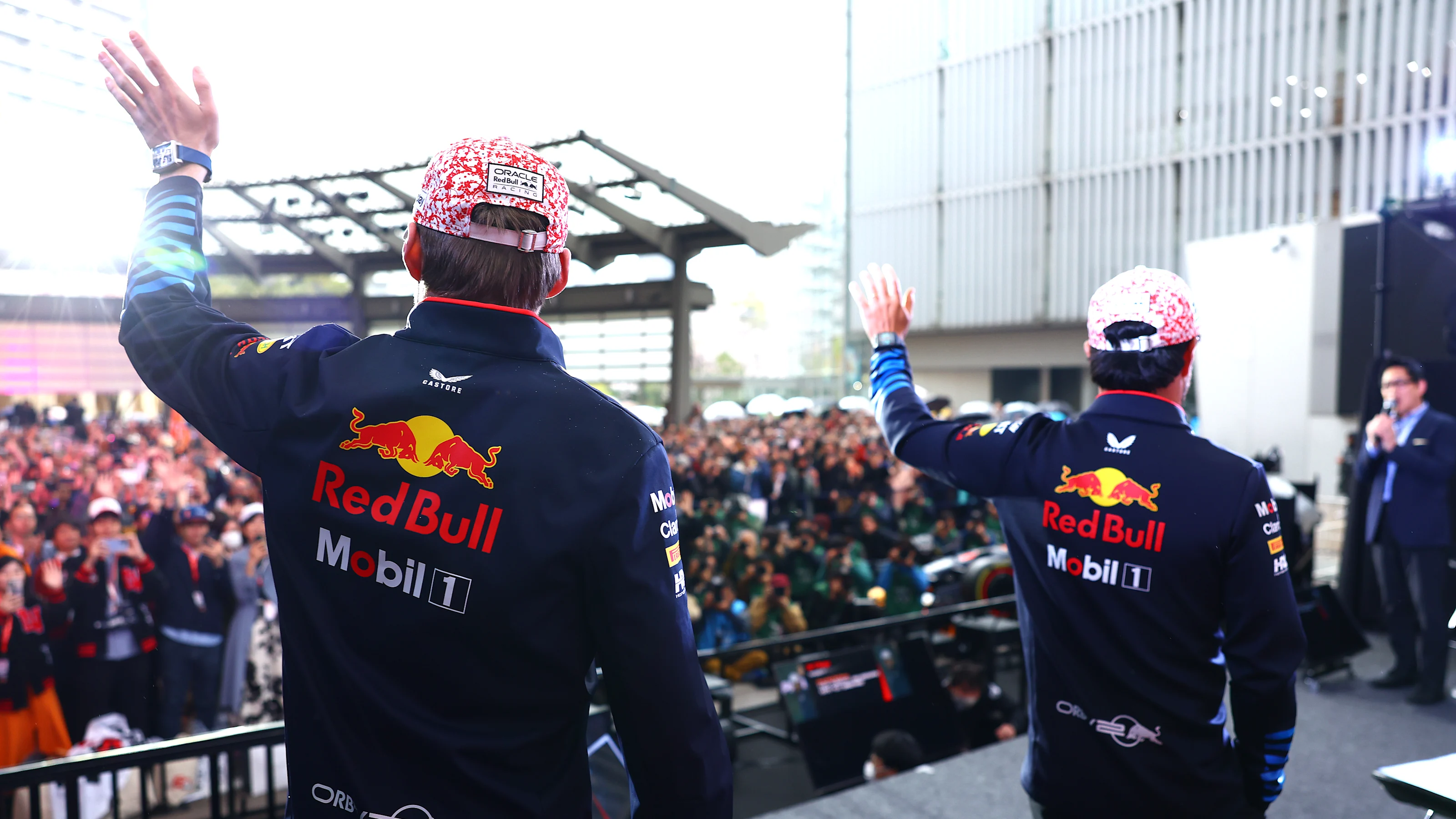 TOKYO, JAPAN - APRIL 03: Max Verstappen of the Netherlands and Oracle Red Bull Racing and Sergio