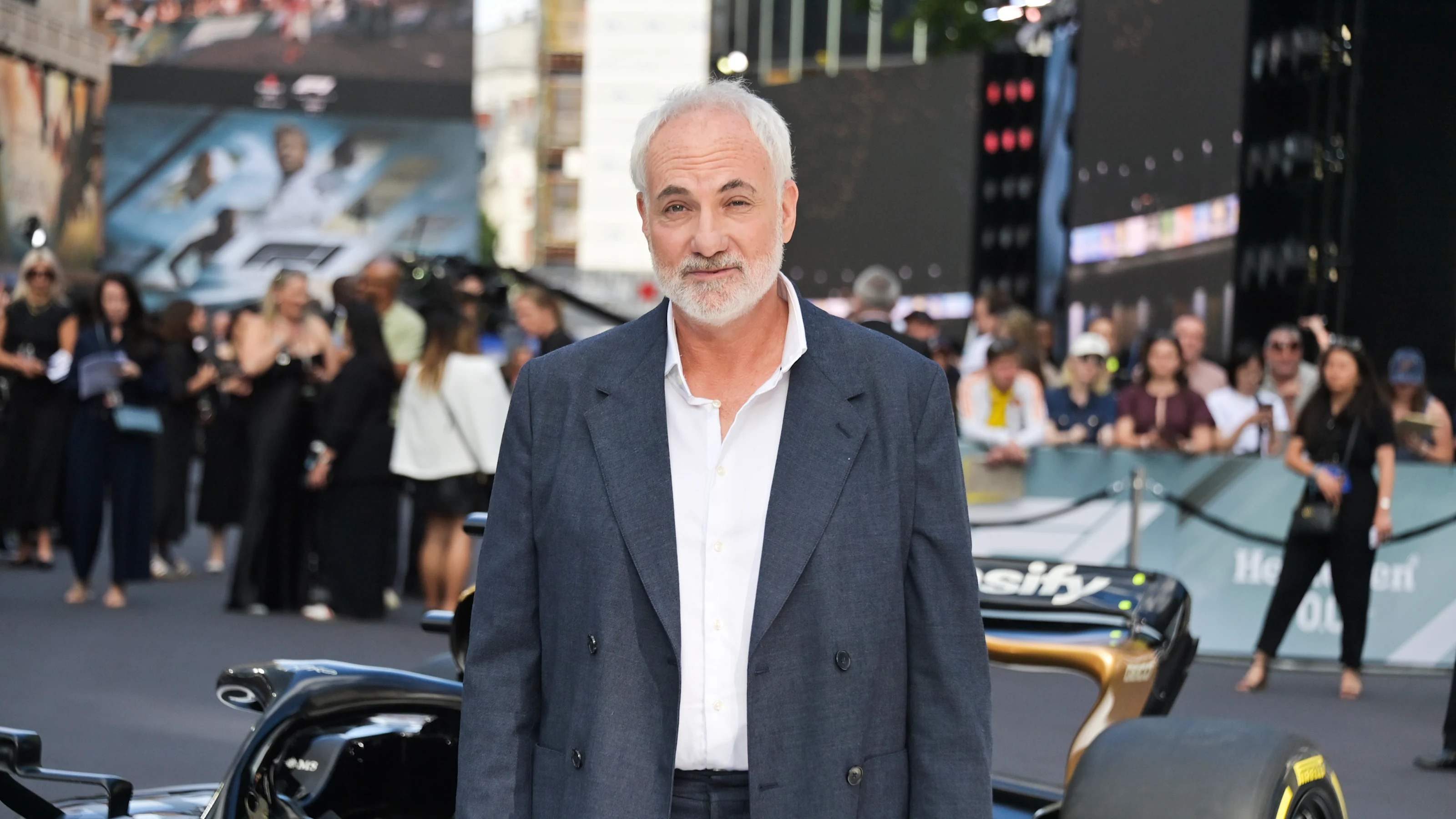 LONDON, ENGLAND - JUNE 23: Kim Bodnia attends the European Premiere of "F1: The Movie" at Cineworld