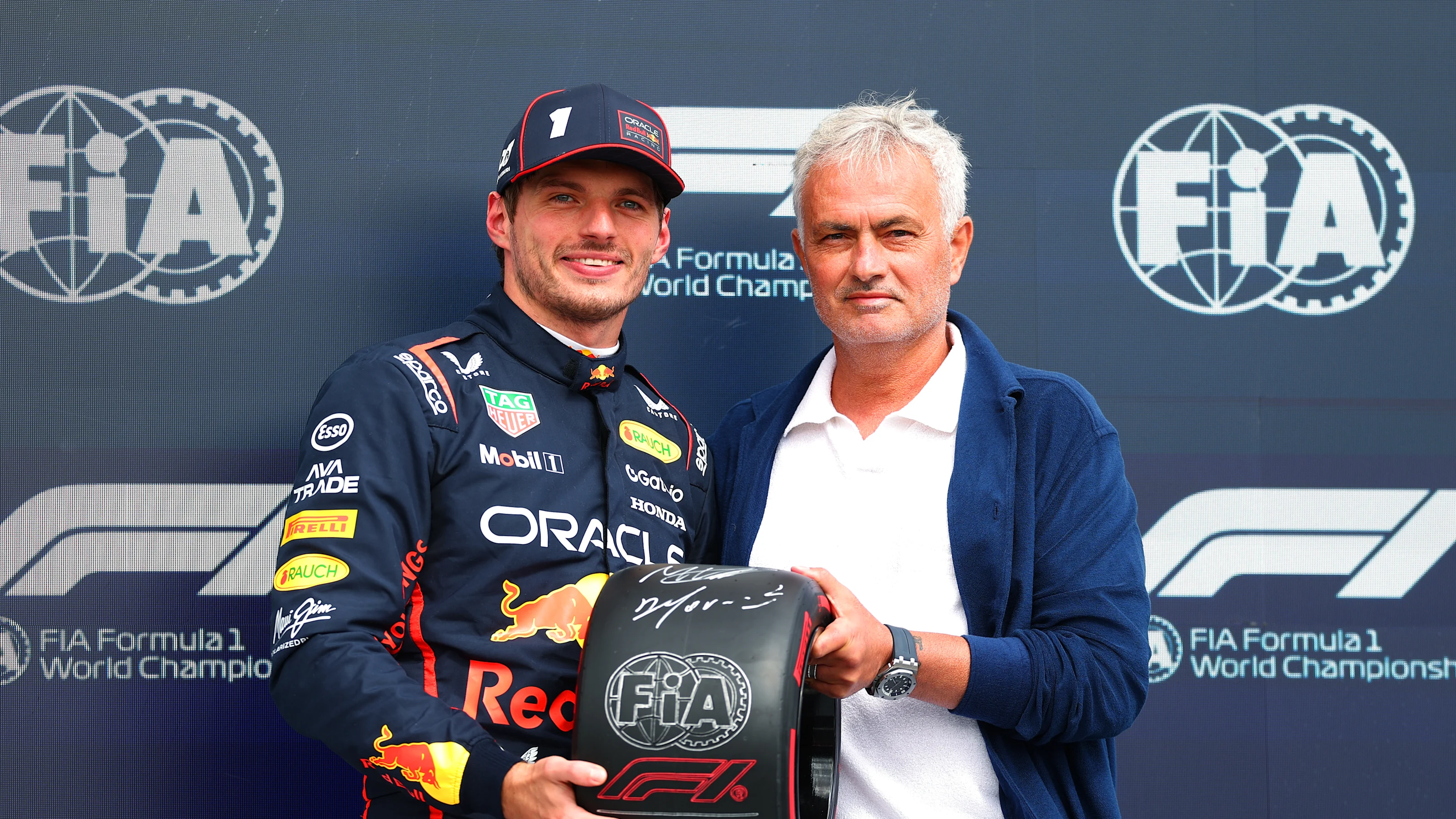 NORTHAMPTON, ENGLAND - JULY 05: Pole position qualifier Max Verstappen of the Netherlands and