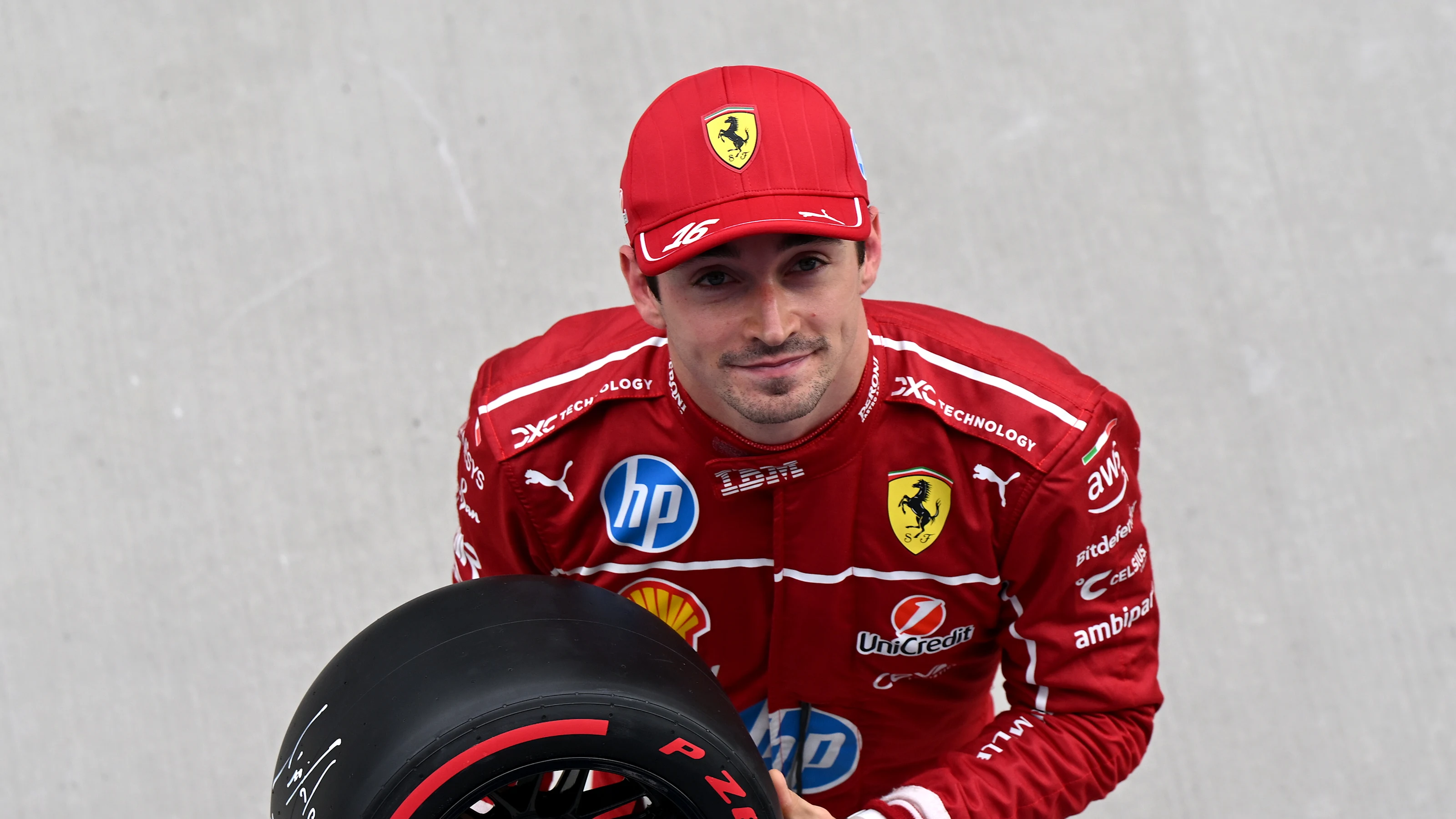 BUDAPEST, HUNGARY - AUGUST 02: Pole position qualifier Charles Leclerc of Monaco and Scuderia