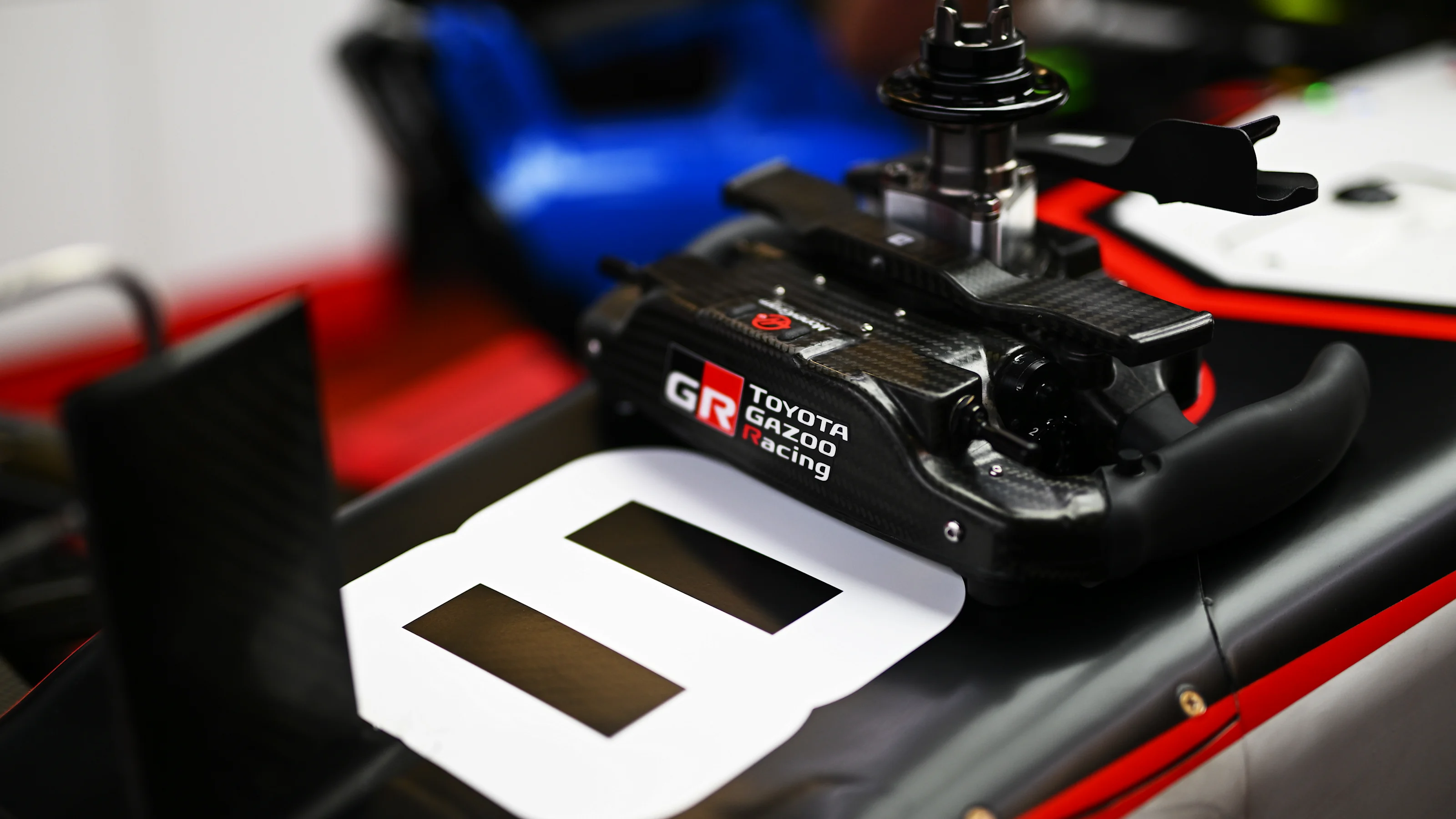 SCARPERIA, ITALY - SEPTEMBER 26: A detail view of the number 8 on the car of Romain Grosjean of