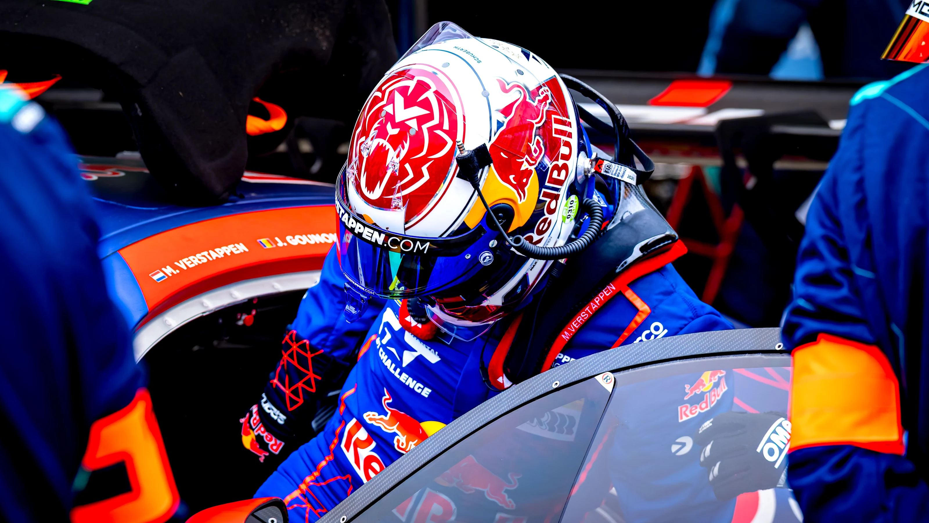 Max Verstappen participates in the ADAC RAVENOL 24h Nurburgring in Nurburg, Germany, on May 17,