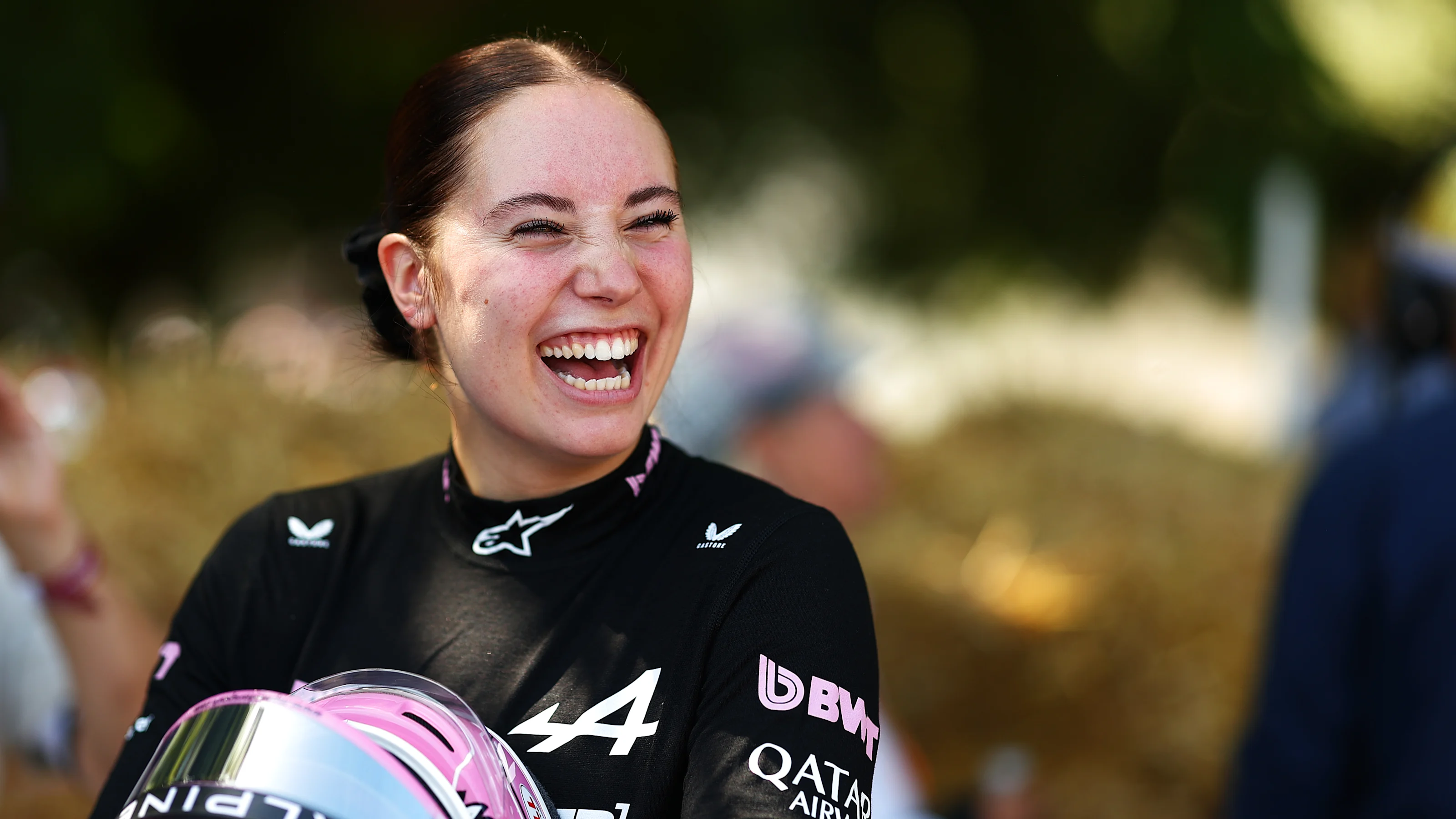 CHICHESTER, ENGLAND - JULY 09: Nina Gademan of Netherlands and MP Motorsport seen during the