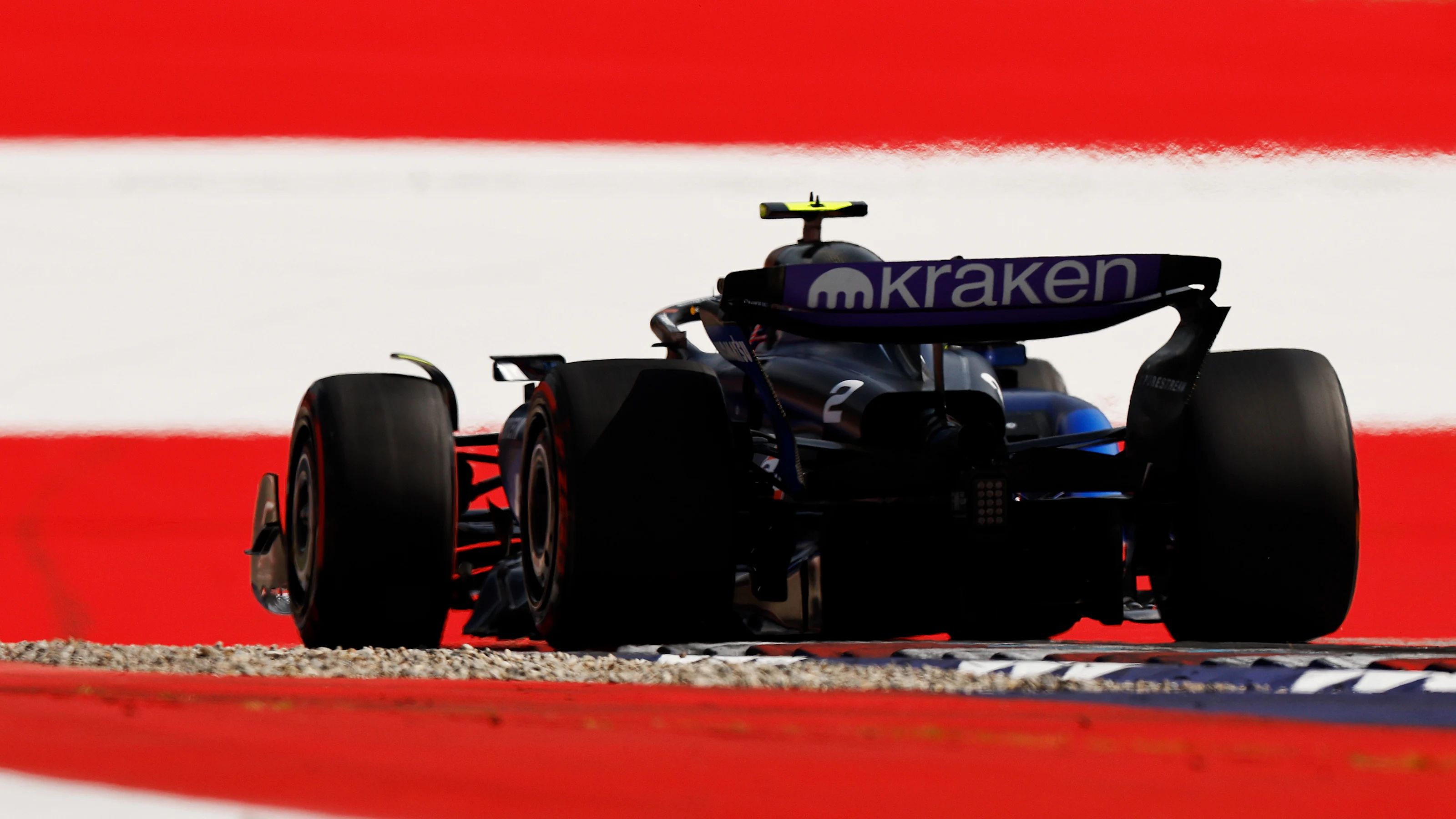 SPIELBERG, AUSTRIA - JUNE 29: Logan Sargeant of United States driving the (2) Williams FW46