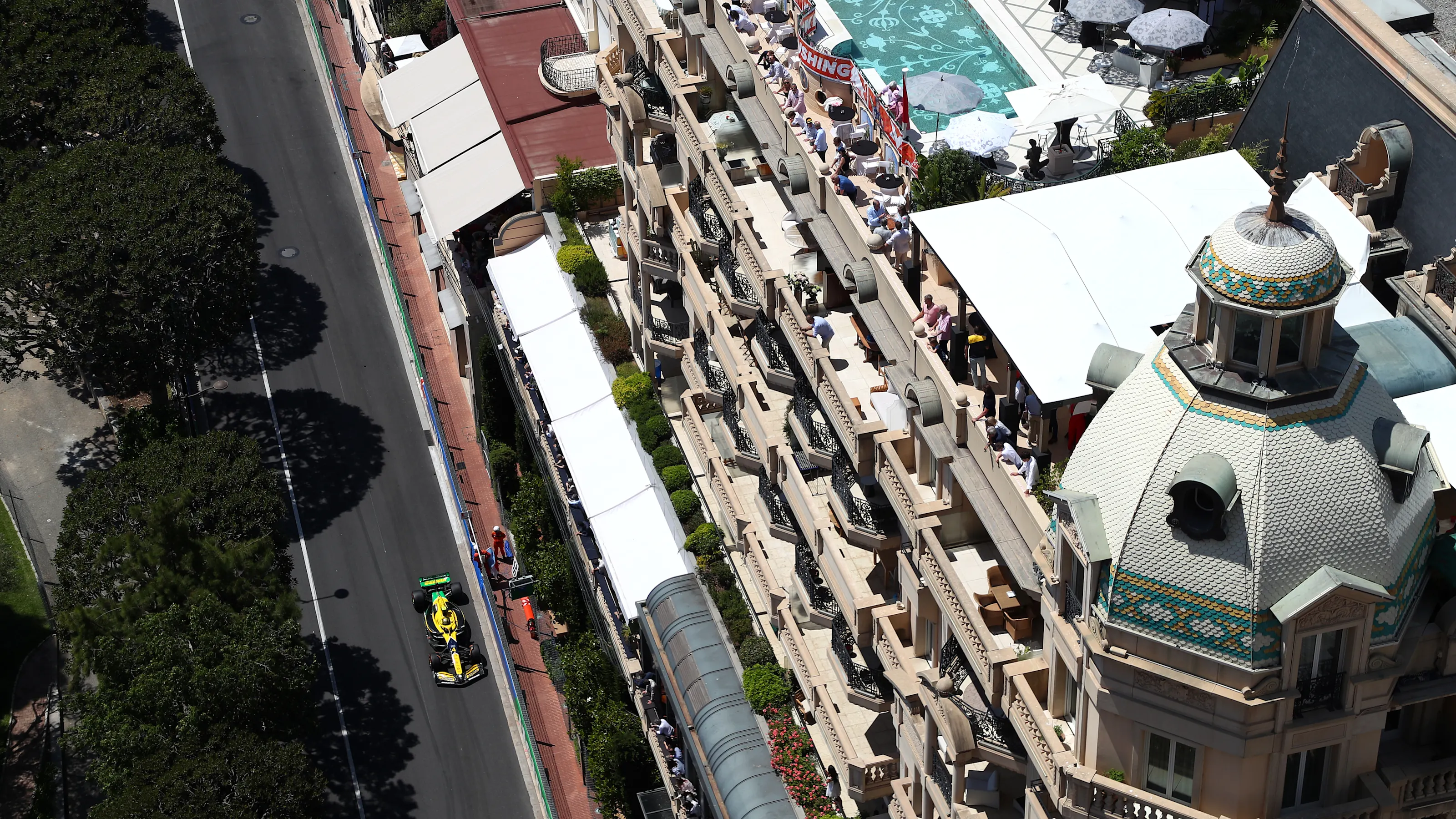 MONTE-CARLO, MONACO - MAY 25: Lando Norris of Great Britain driving the (4) McLaren MCL38 Mercedes