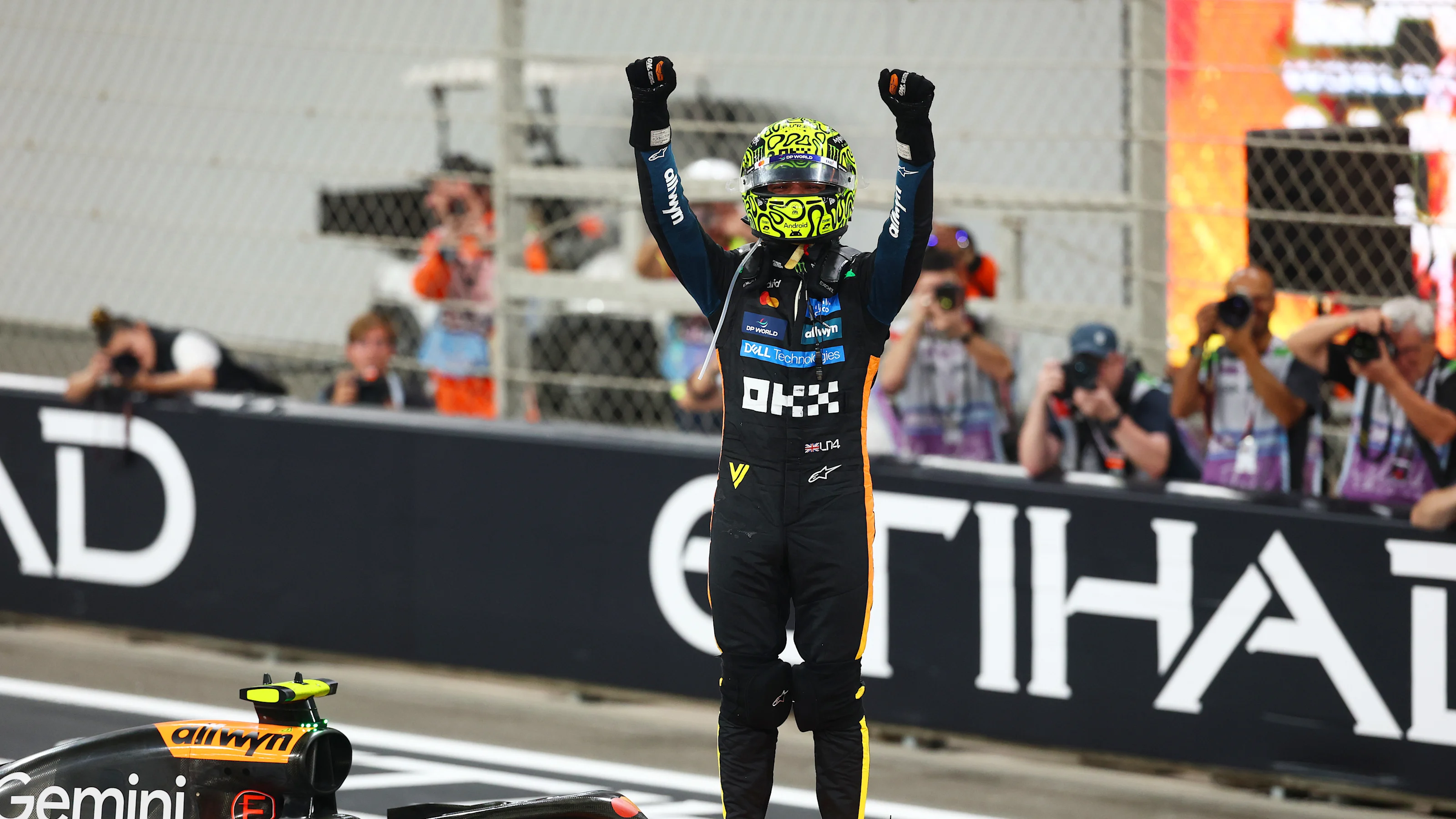 ABU DHABI, UNITED ARAB EMIRATES - DECEMBER 07: 2025 F1 World Drivers Champion and Third placed