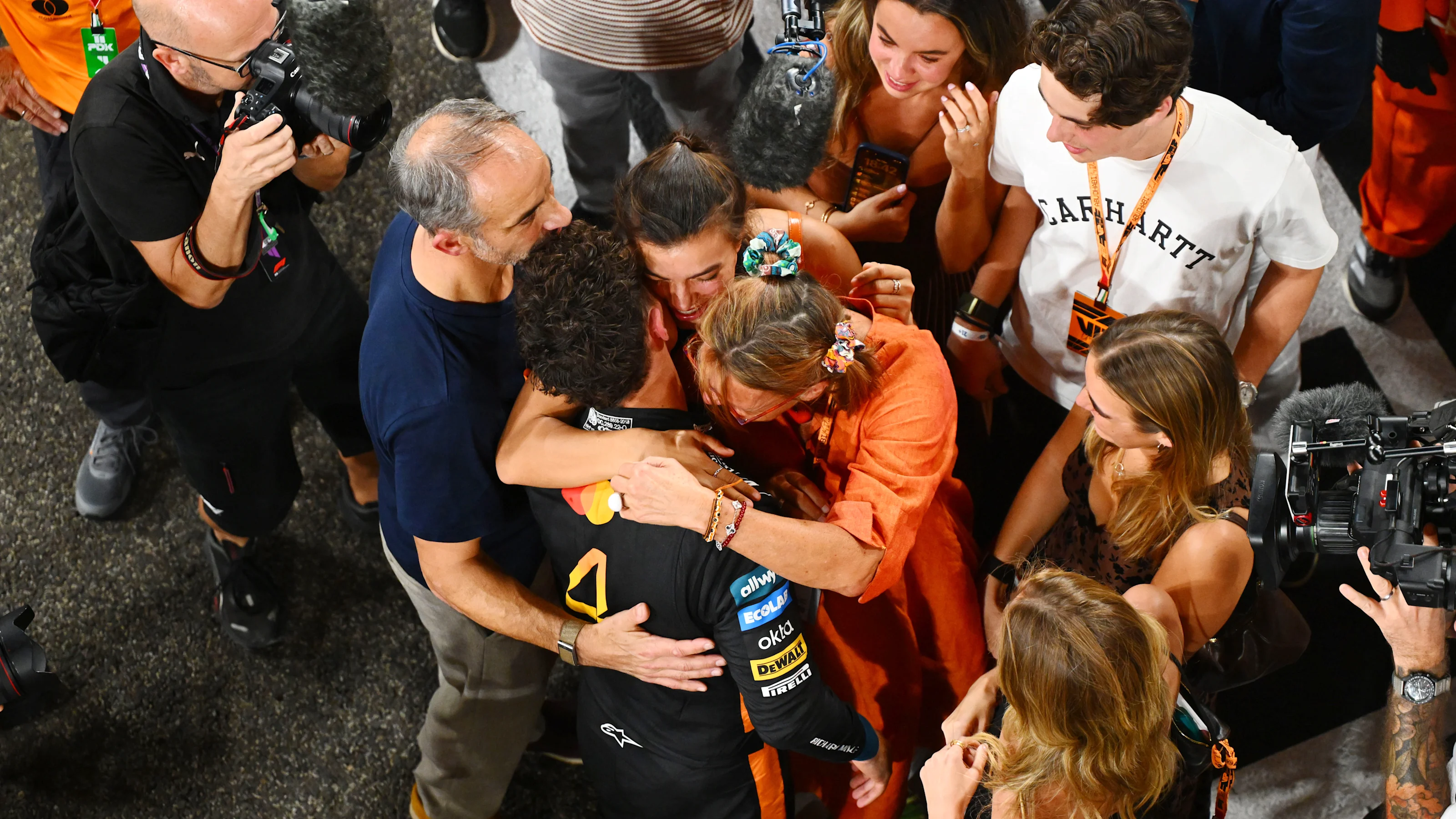 ABU DHABI, UNITED ARAB EMIRATES - DECEMBER 07: 2025 F1 World Drivers Champion and Third placed