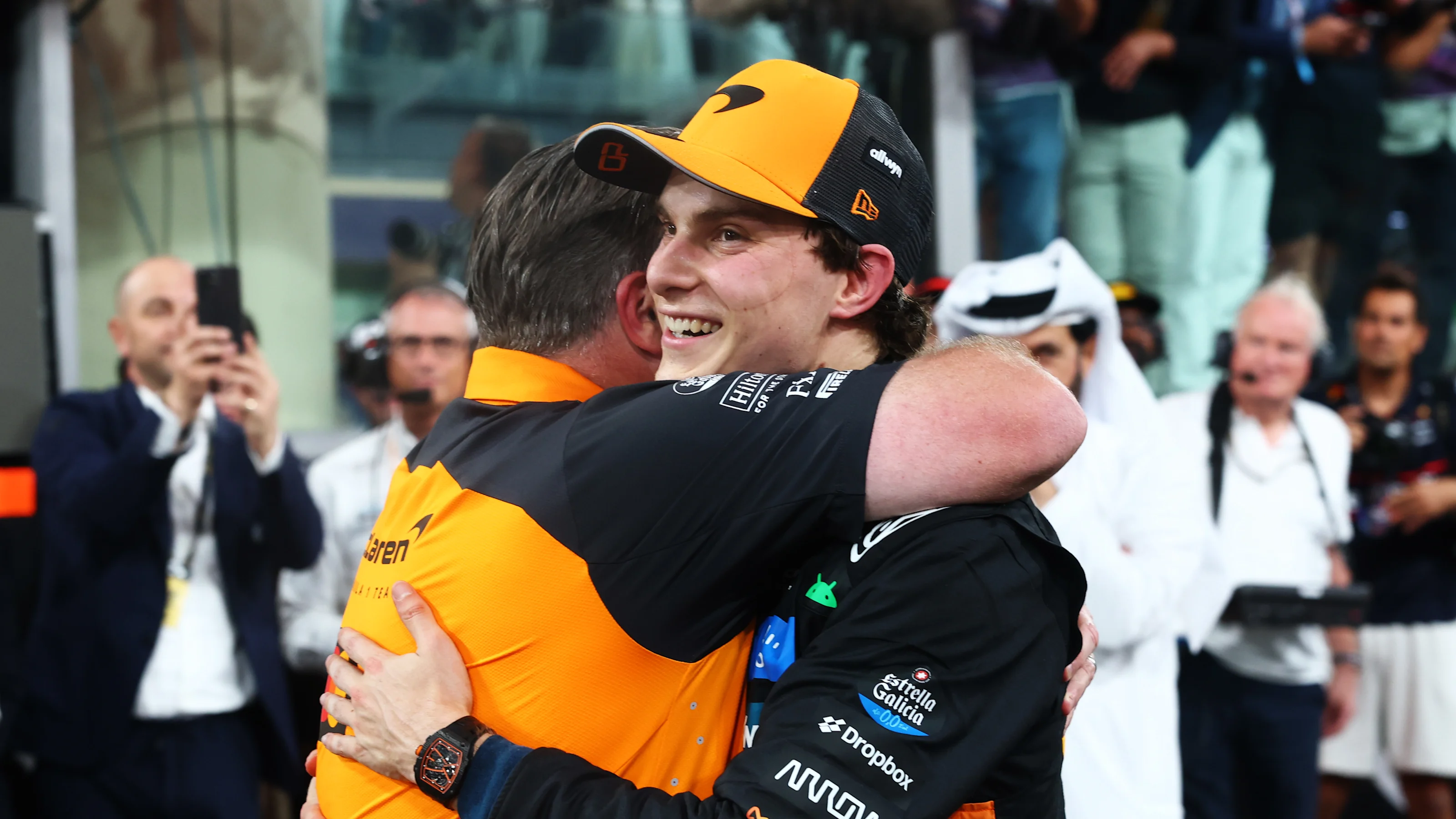 ABU DHABI, UNITED ARAB EMIRATES - DECEMBER 07: Zak Brown, Chief Executive Officer of McLaren