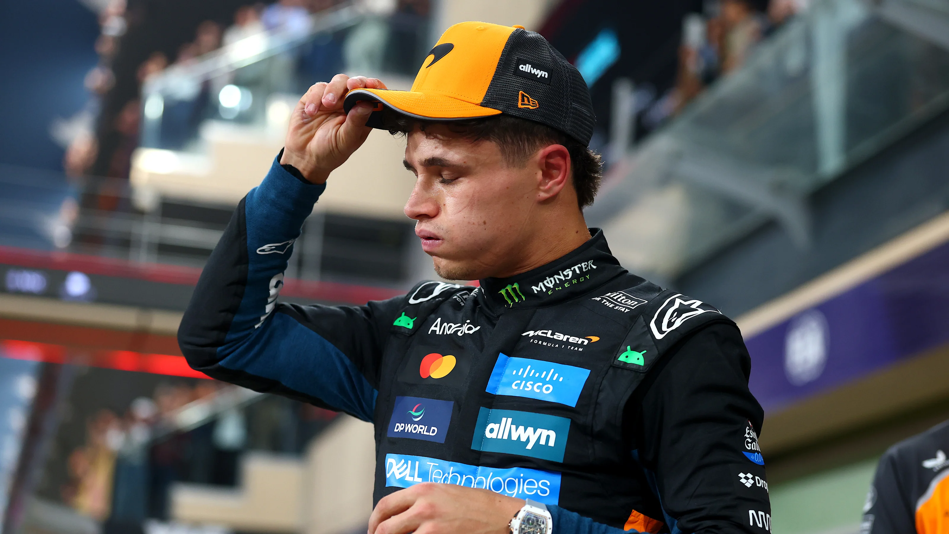 ABU DHABI, UNITED ARAB EMIRATES - DECEMBER 06: Second placed qualifier Lando Norris of Great
