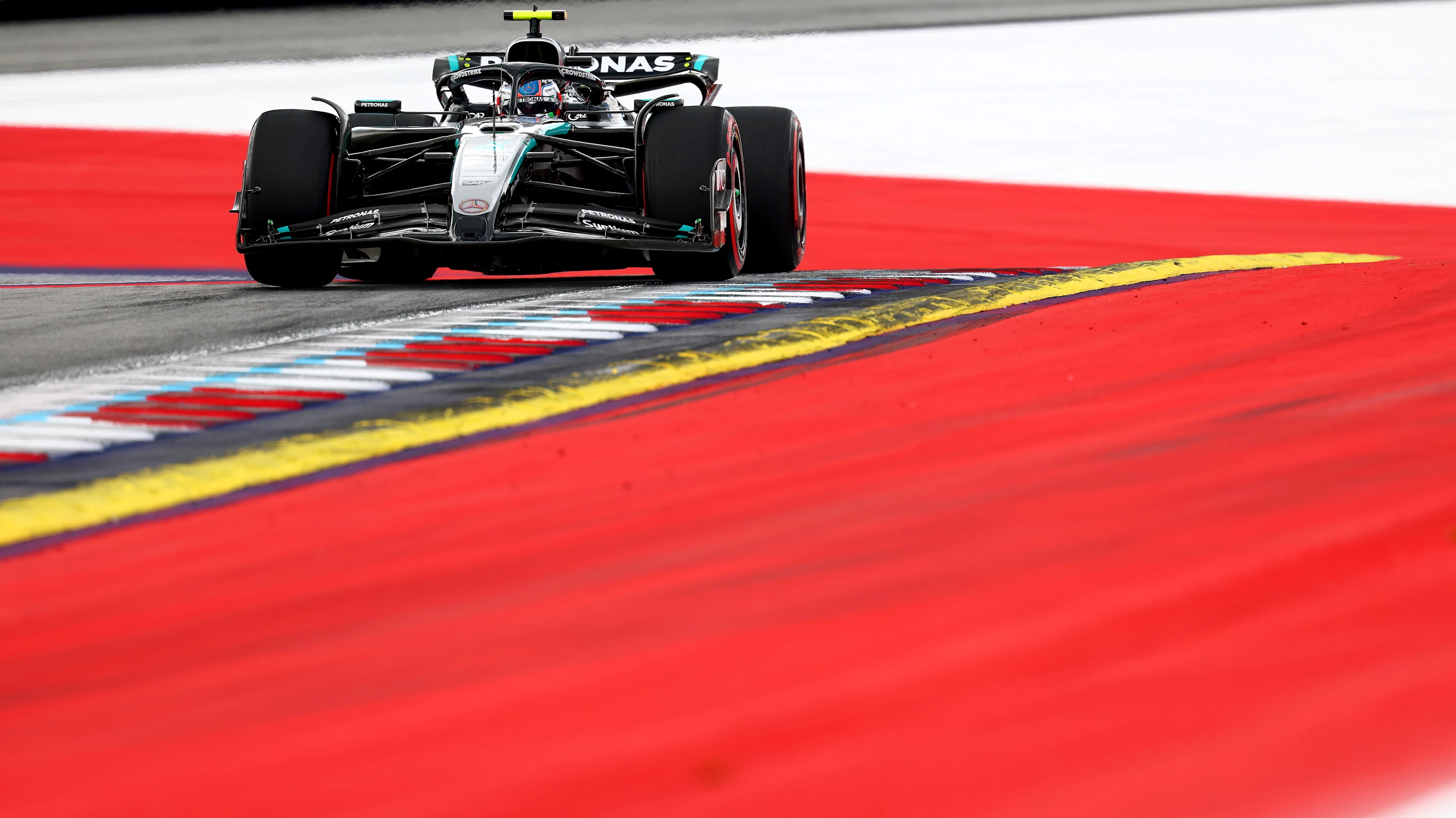 SPIELBERG, AUSTRIA - JUNE 27: Andrea Kimi Antonelli of Italy driving the (12) Mercedes AMG Petronas