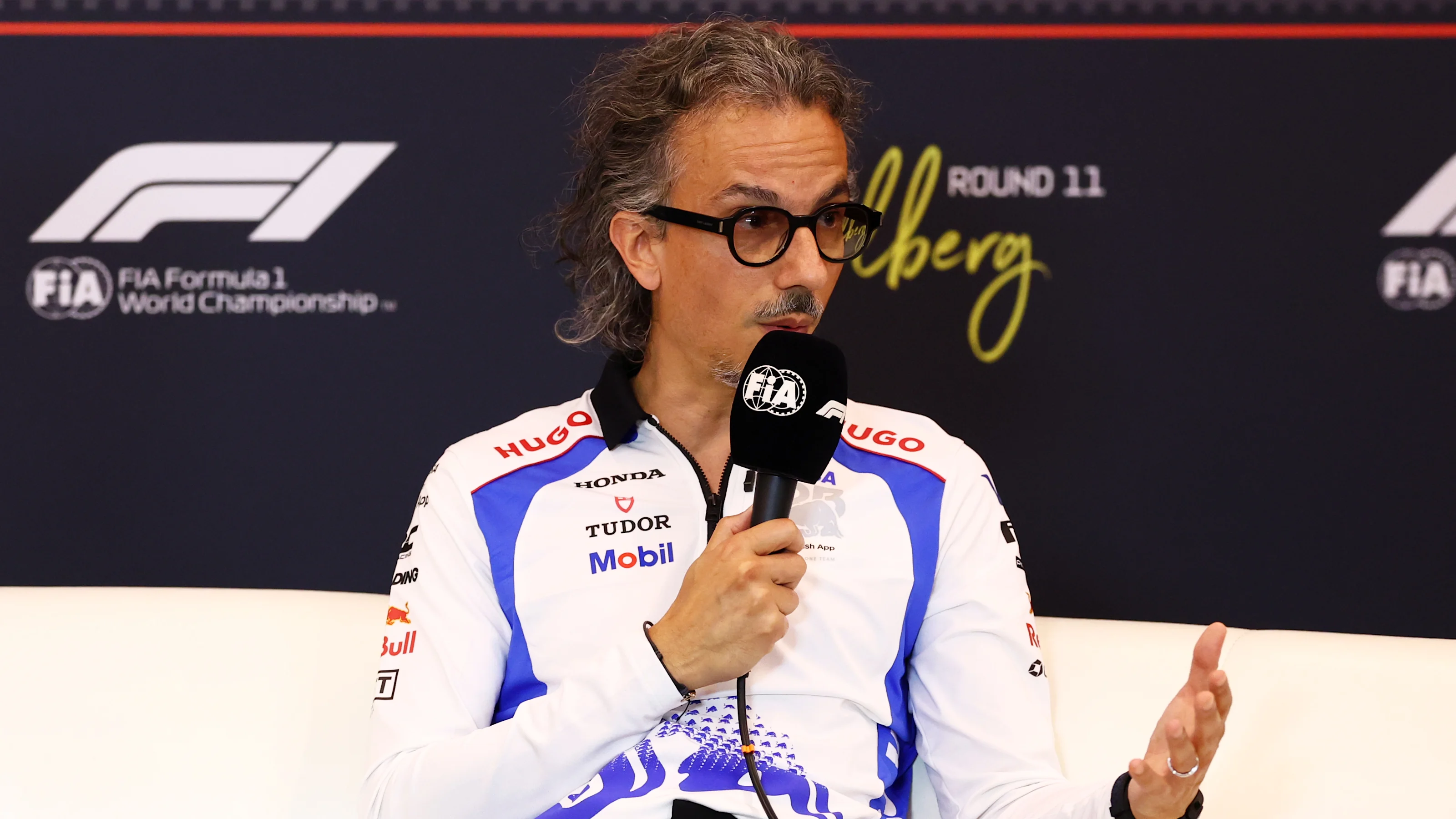 SPIELBERG, AUSTRIA - JUNE 27: Laurent Mekies, Team Principal of Visa Cash App Racing Bulls in the
