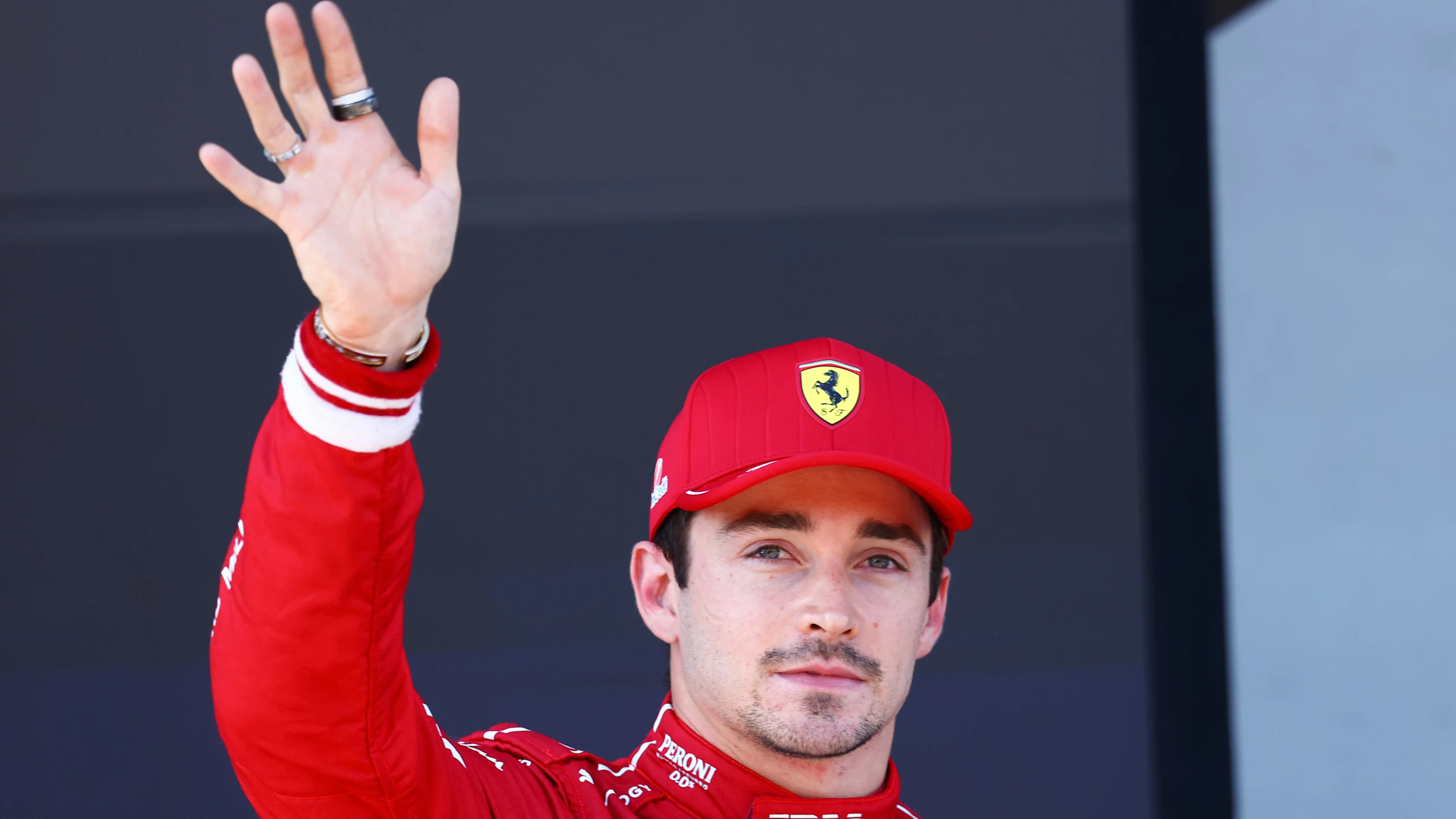 SPIELBERG, AUSTRIA - JUNE 28: Second placed qualifier Charles Leclerc of Monaco and Scuderia
