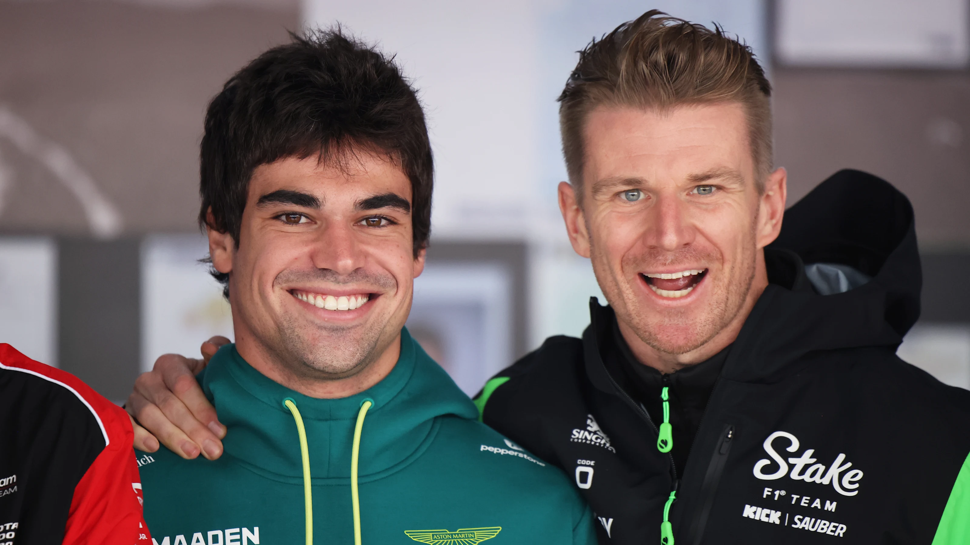 SAO PAULO, BRAZIL - NOVEMBER 09: Lance Stroll of Canada and Aston Martin F1 Team and Nico