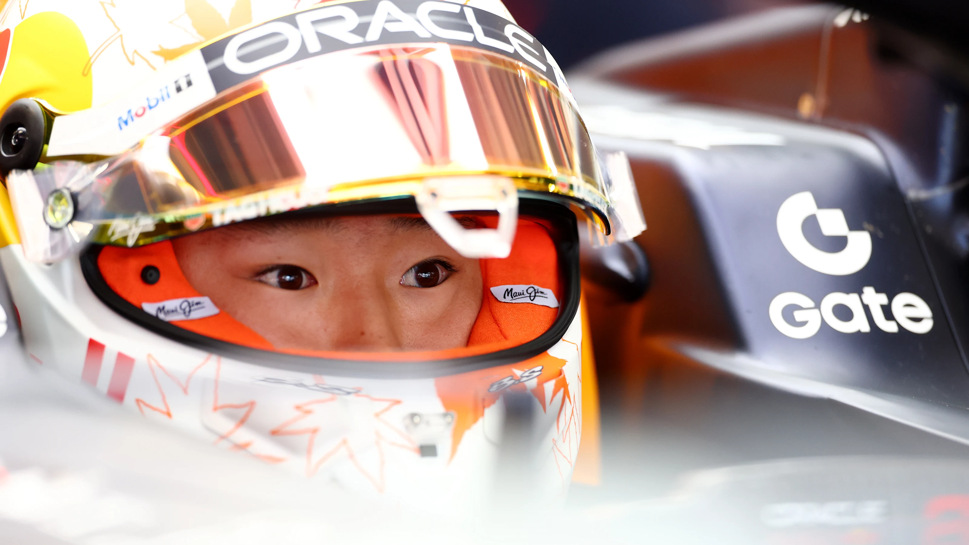 BUDAPEST, HUNGARY - AUGUST 02: Yuki Tsunoda of Japan and Oracle Red Bull Racing prepares to drive