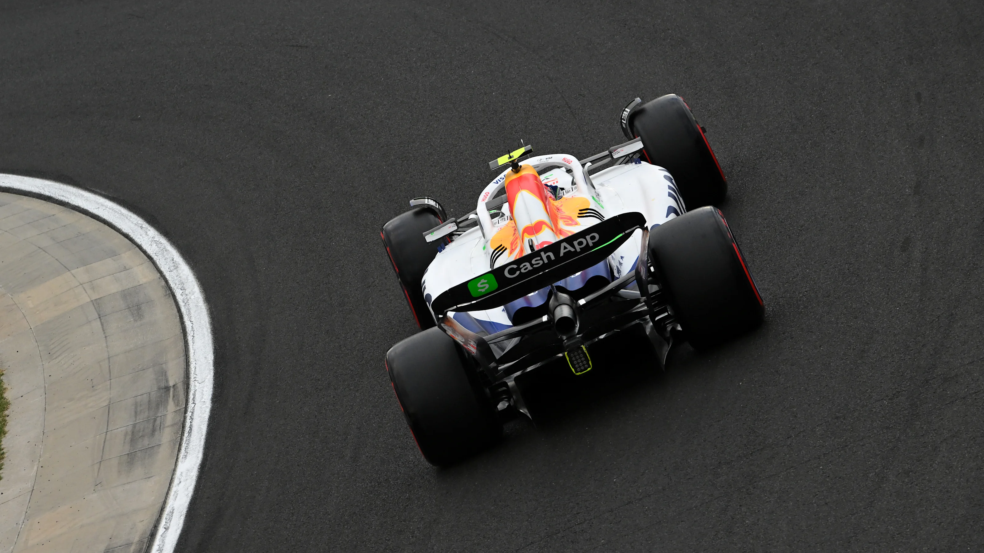 BUDAPEST, HUNGARY - AUGUST 02: Liam Lawson of New Zealand driving the (30) Visa Cash App Racing