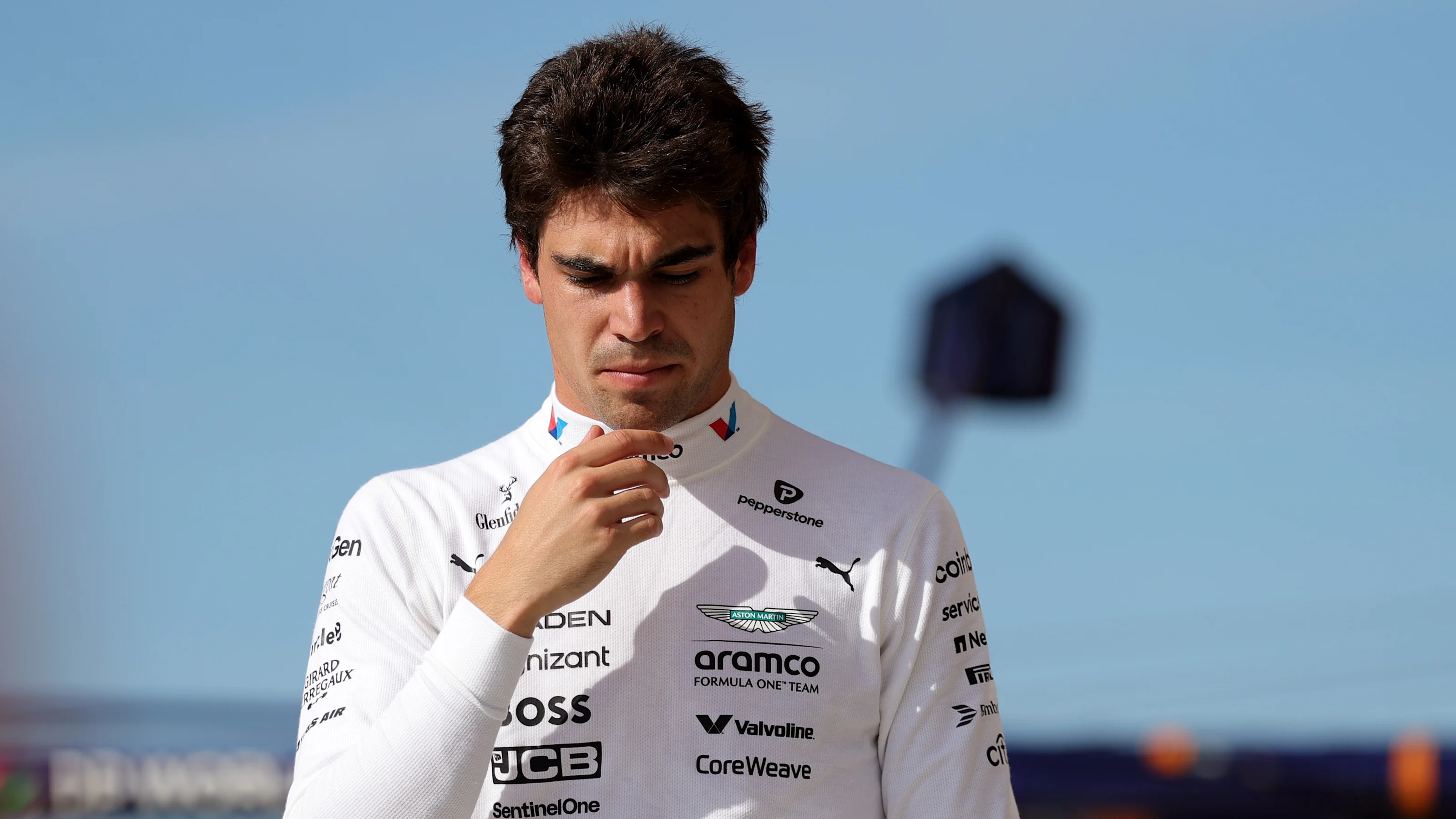 MONZA, ITALY - SEPTEMBER 06: Seventeenth placed qualifier Lance Stroll of Canada and Aston Martin