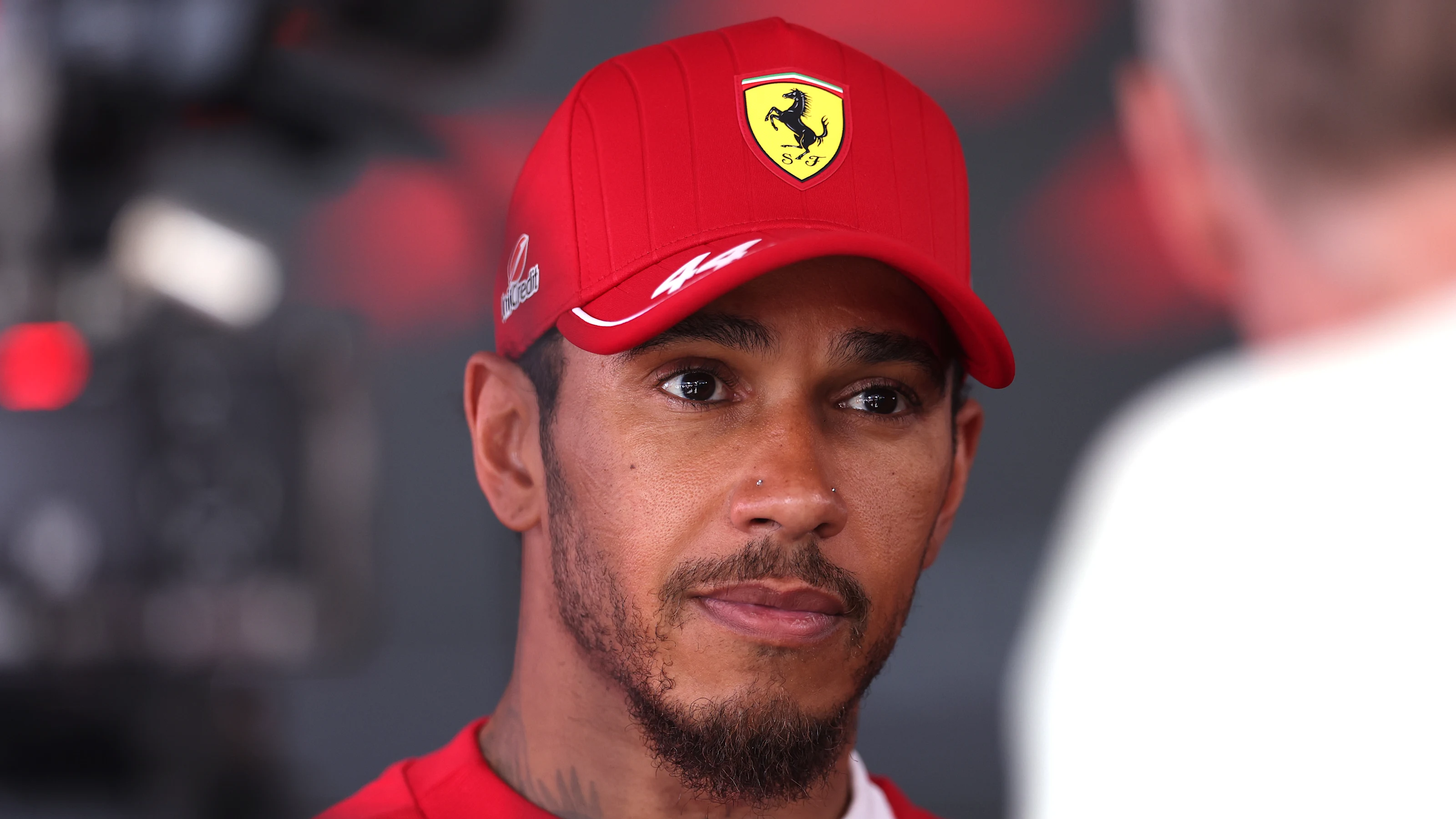 ZANDVOORT, NETHERLANDS - AUGUST 30: Seventh placed qualifier Lewis Hamilton of Great Britain and