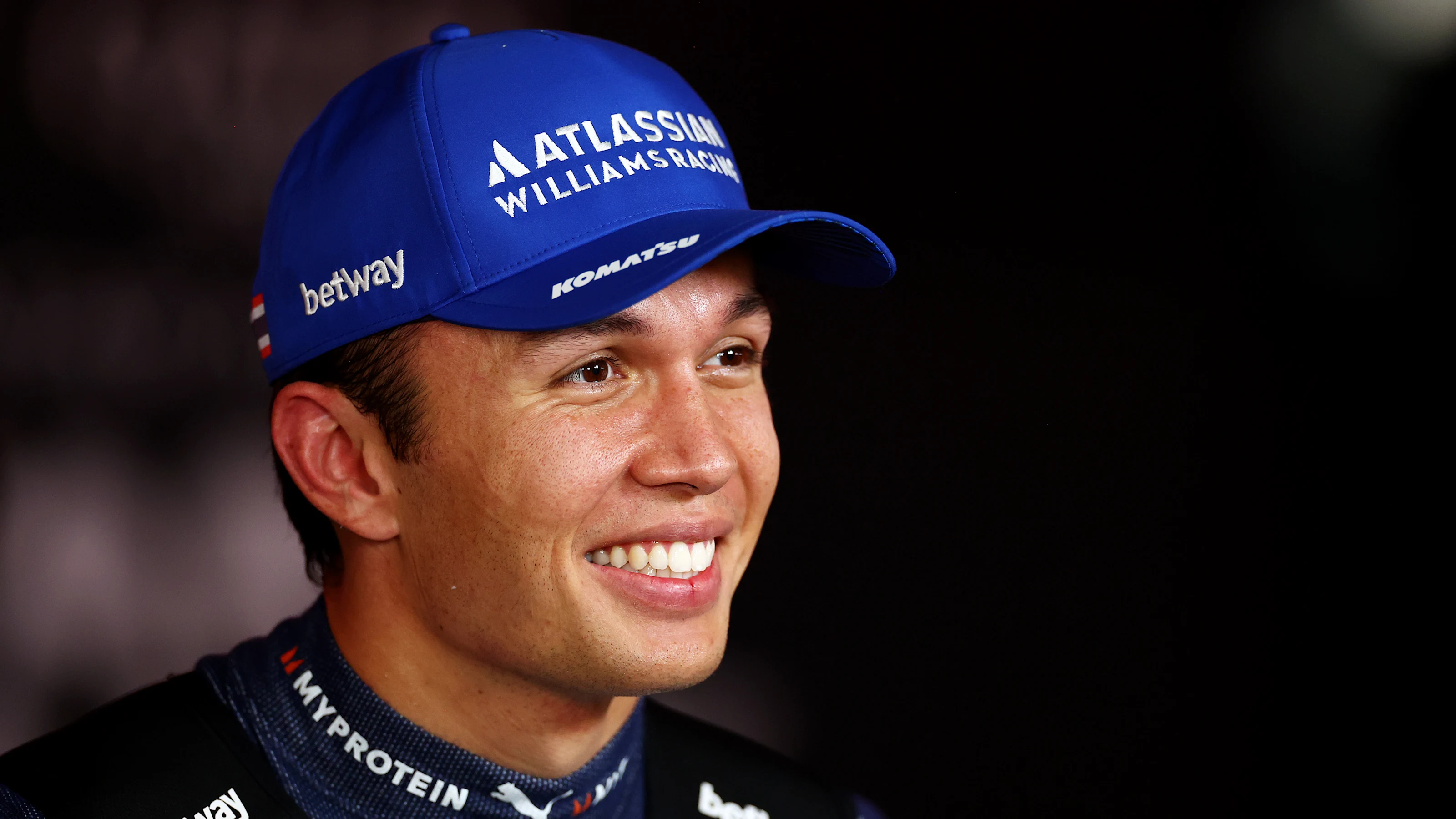 LUSAIL CITY, QATAR - NOVEMBER 29: Tenth placed Alexander Albon of Thailand and Williams is