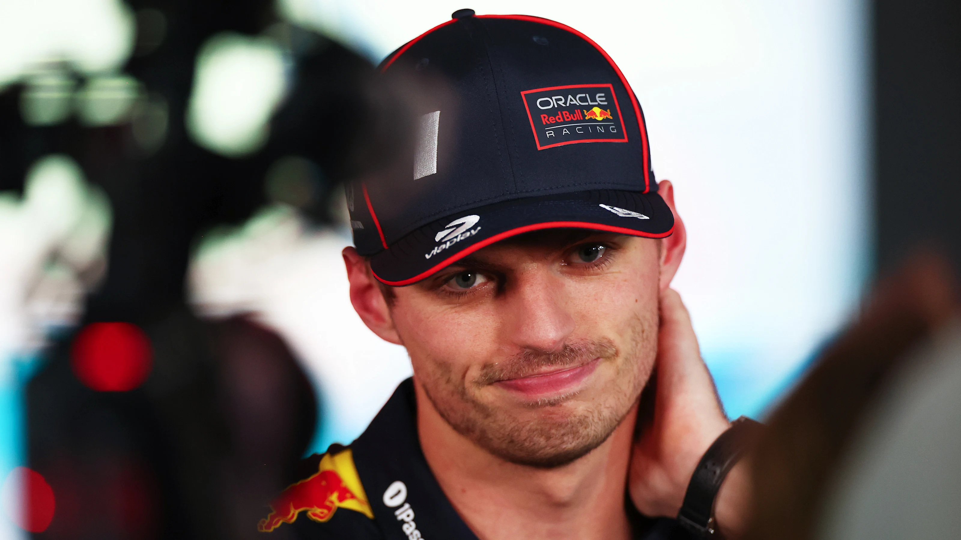 LUSAIL CITY, QATAR - NOVEMBER 29: Fourth placed Max Verstappen of the Netherlands and Oracle Red