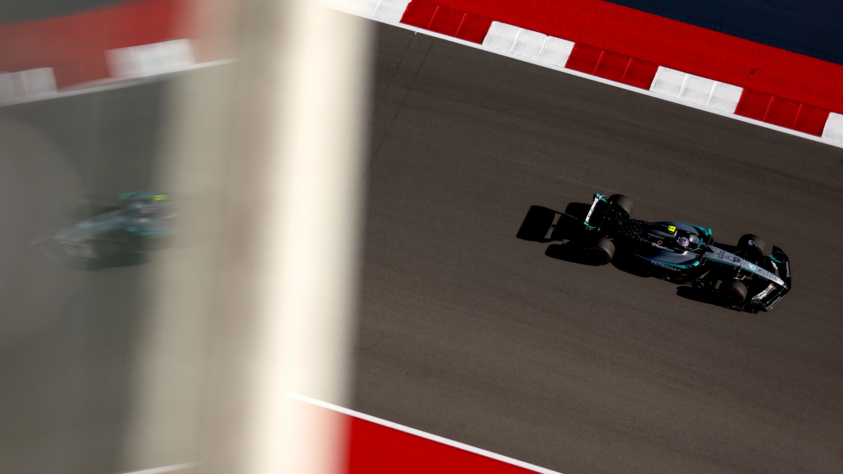 AUSTIN, TEXAS - OCTOBER 18: Andrea Kimi Antonelli of Italy driving the (12) Mercedes AMG Petronas