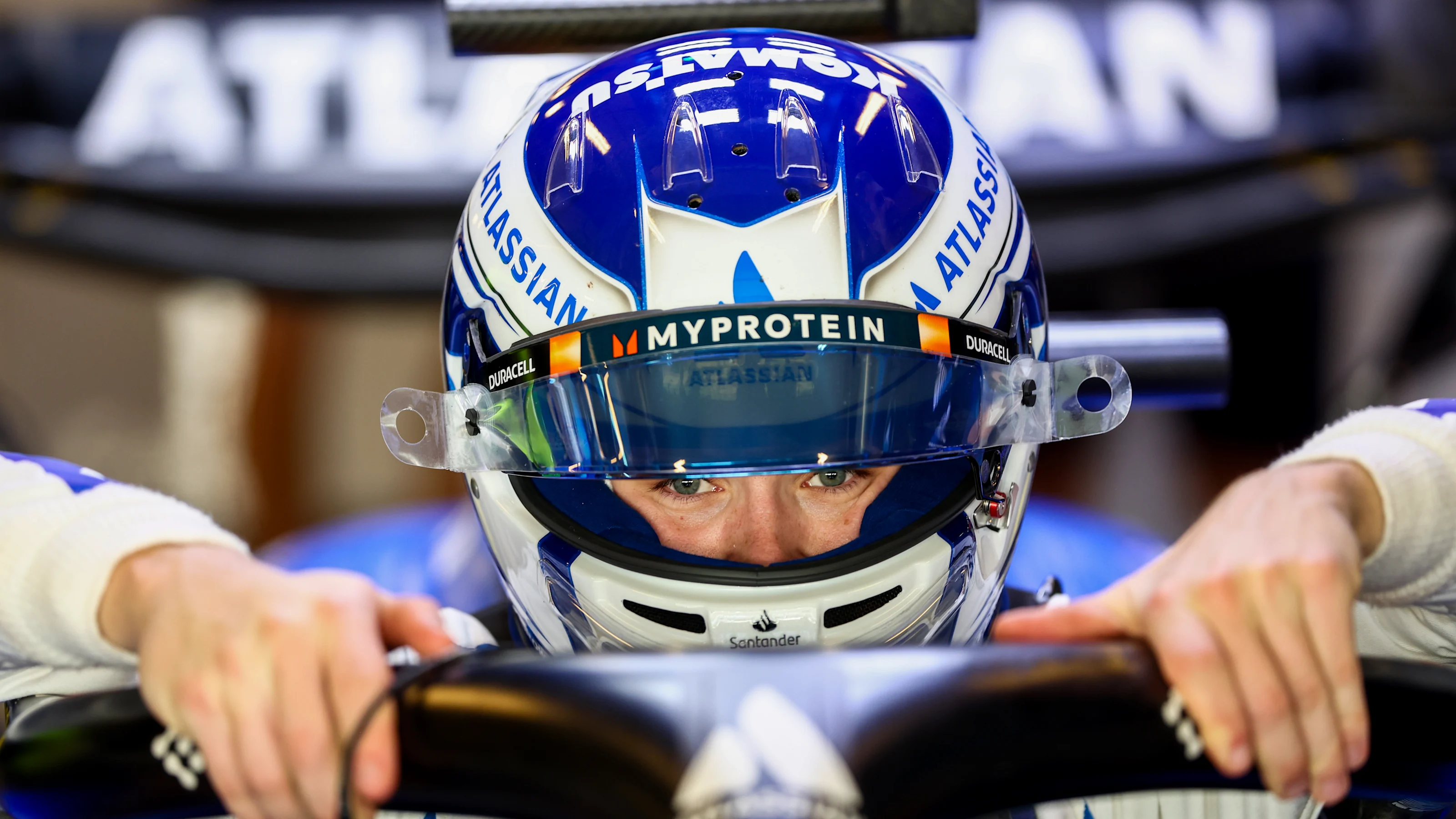 ABU DHABI, UNITED ARAB EMIRATES - DECEMBER 09: Luke Browning of Williams during F1 Testing at Yas
