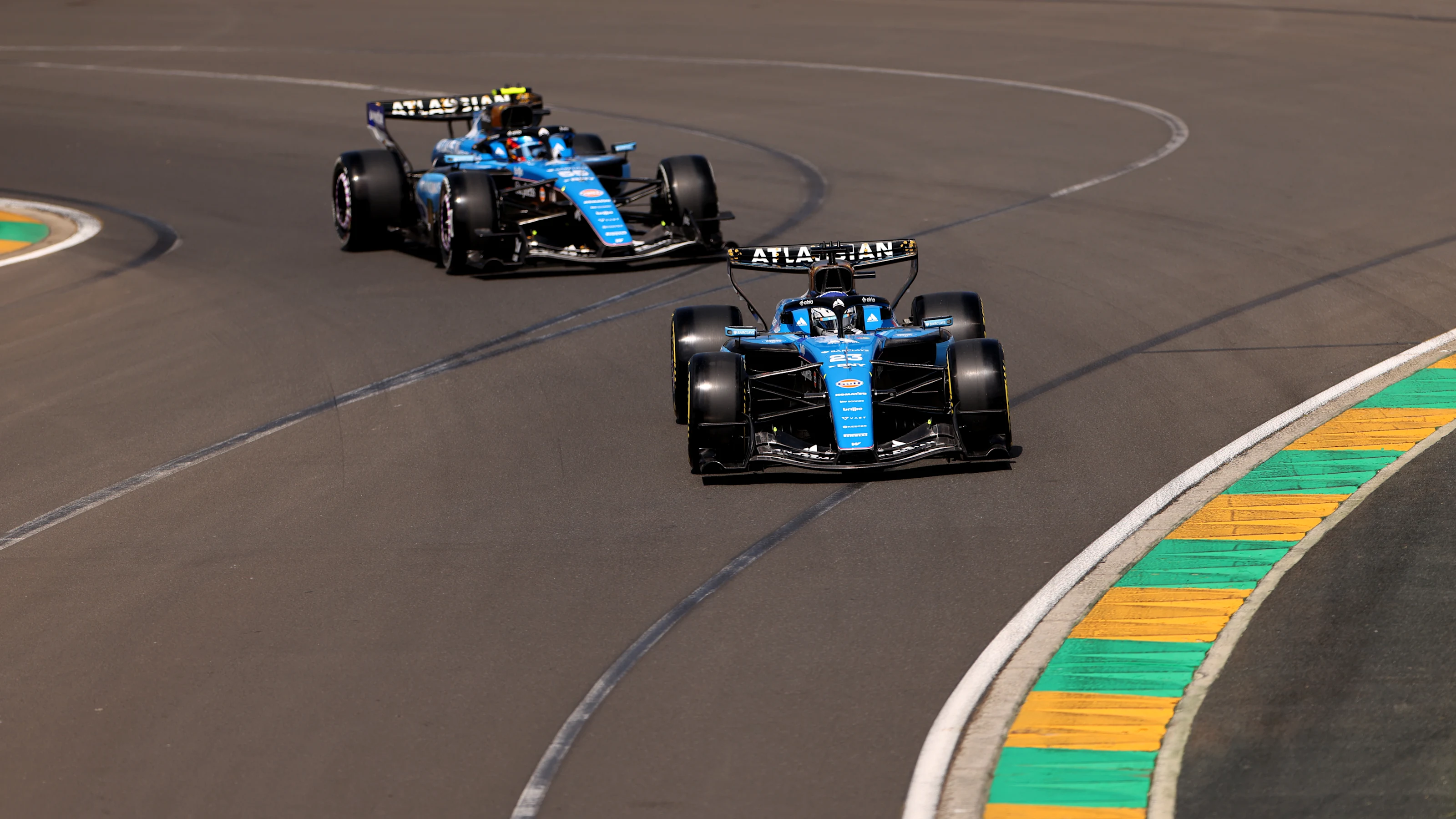 MELBOURNE, AUSTRALIA - MARCH 06: Alexander Albon of Thailand driving the (23) Williams FW48