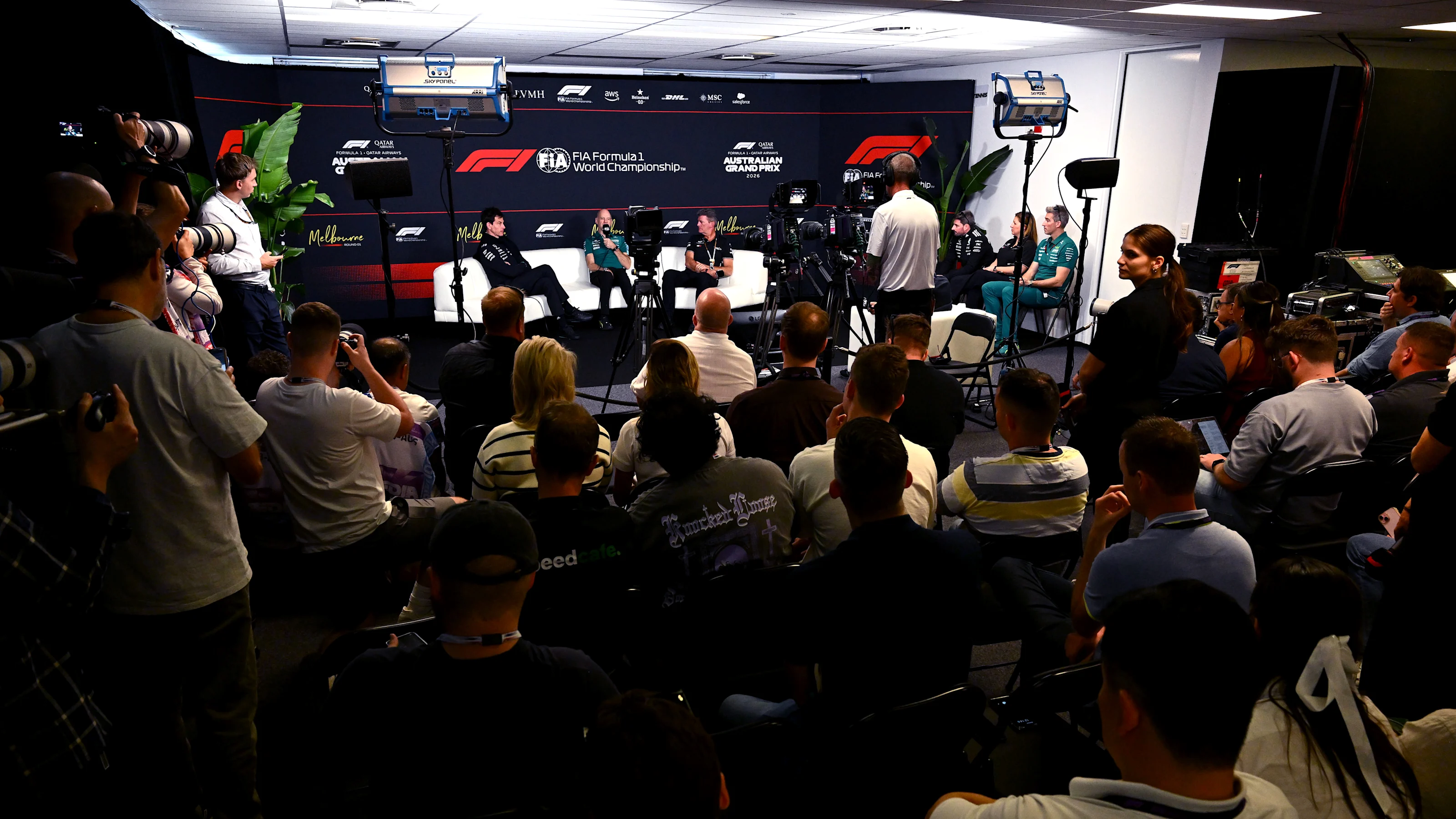 MELBOURNE, AUSTRALIA - MARCH 06: Toto Wolff, Executive Director of Mercedes AMG Petronas F1 Team