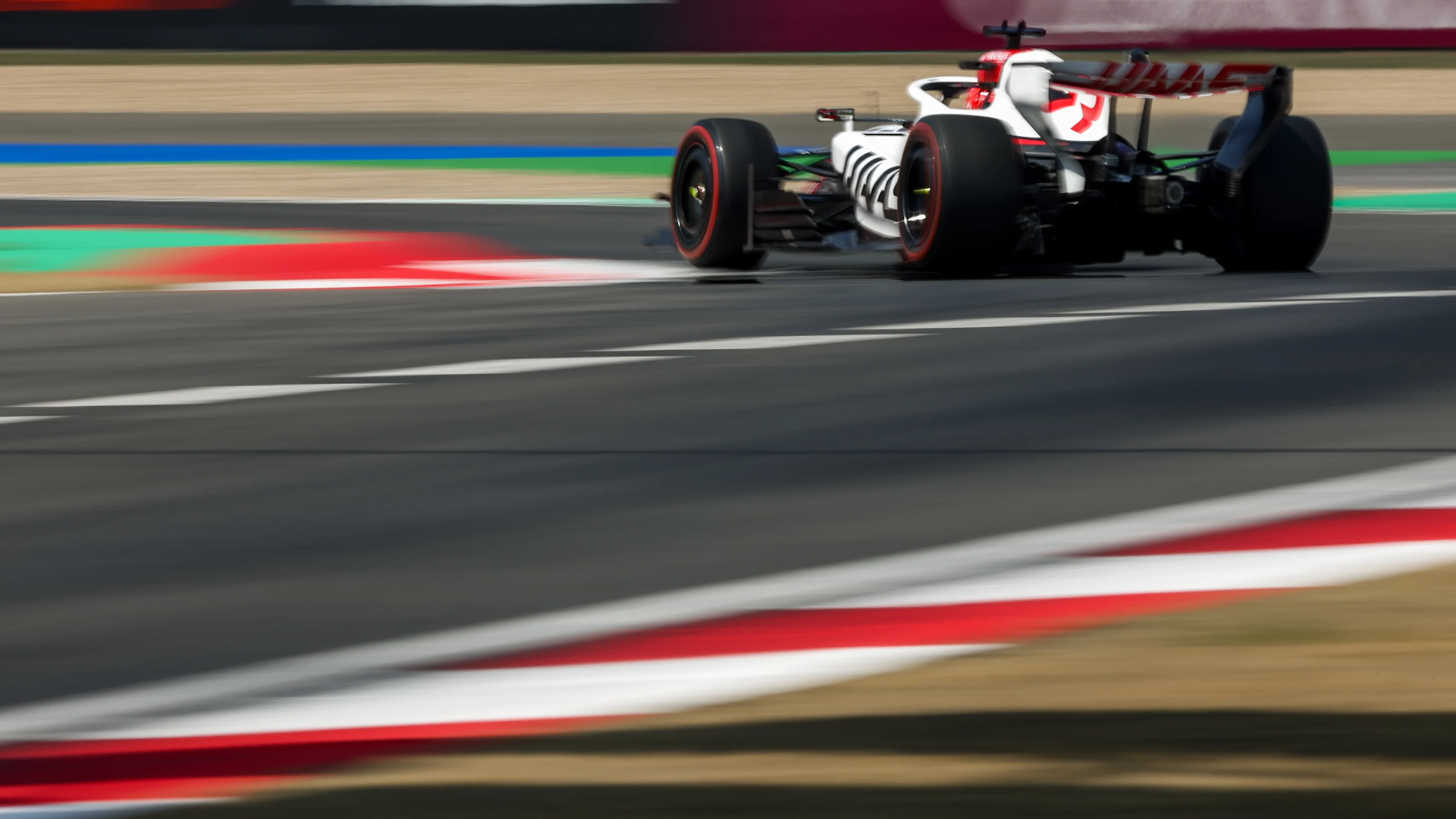 SHANGHAI, CHINA - MARCH 13: Esteban Ocon of France driving the (31) Haas F1 VF-26 Ferrari on track
