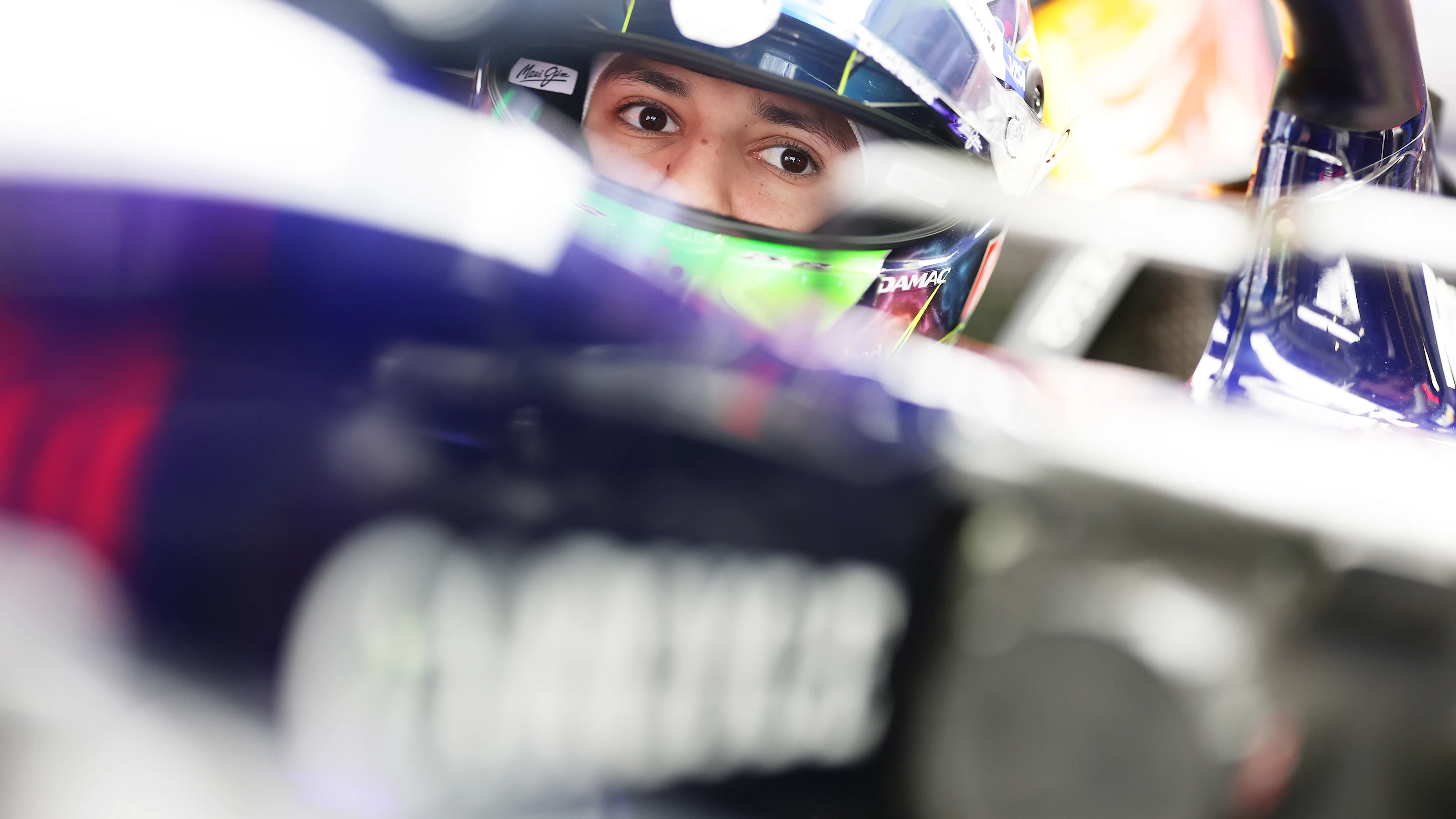 SHANGHAI, CHINA - MARCH 13: Isack Hadjar of France and Oracle Red Bull Racing prepares to drive